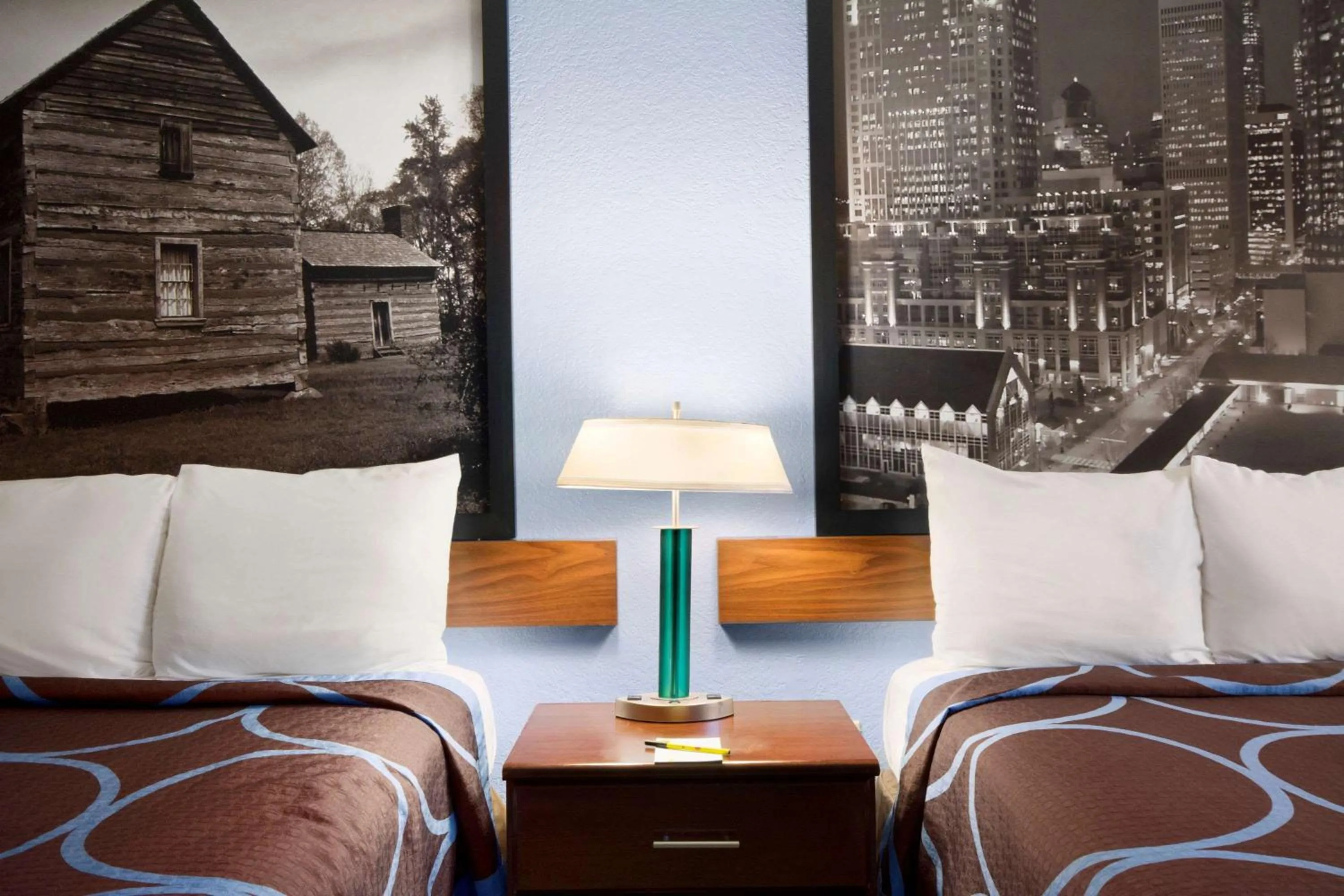 Photo of the whole room in Super 8 by Wyndham Charlotte University