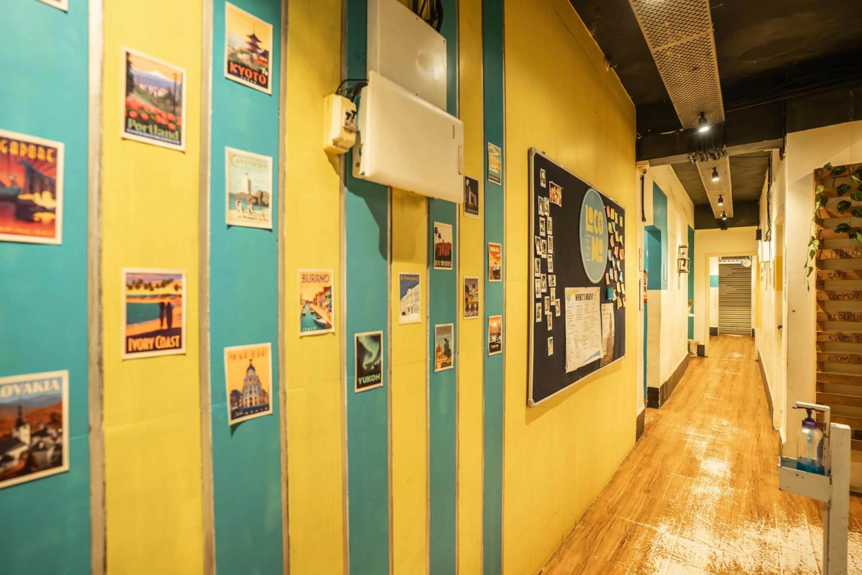 Decorative detail in Locomo Hostel OG - Stay Work Eat