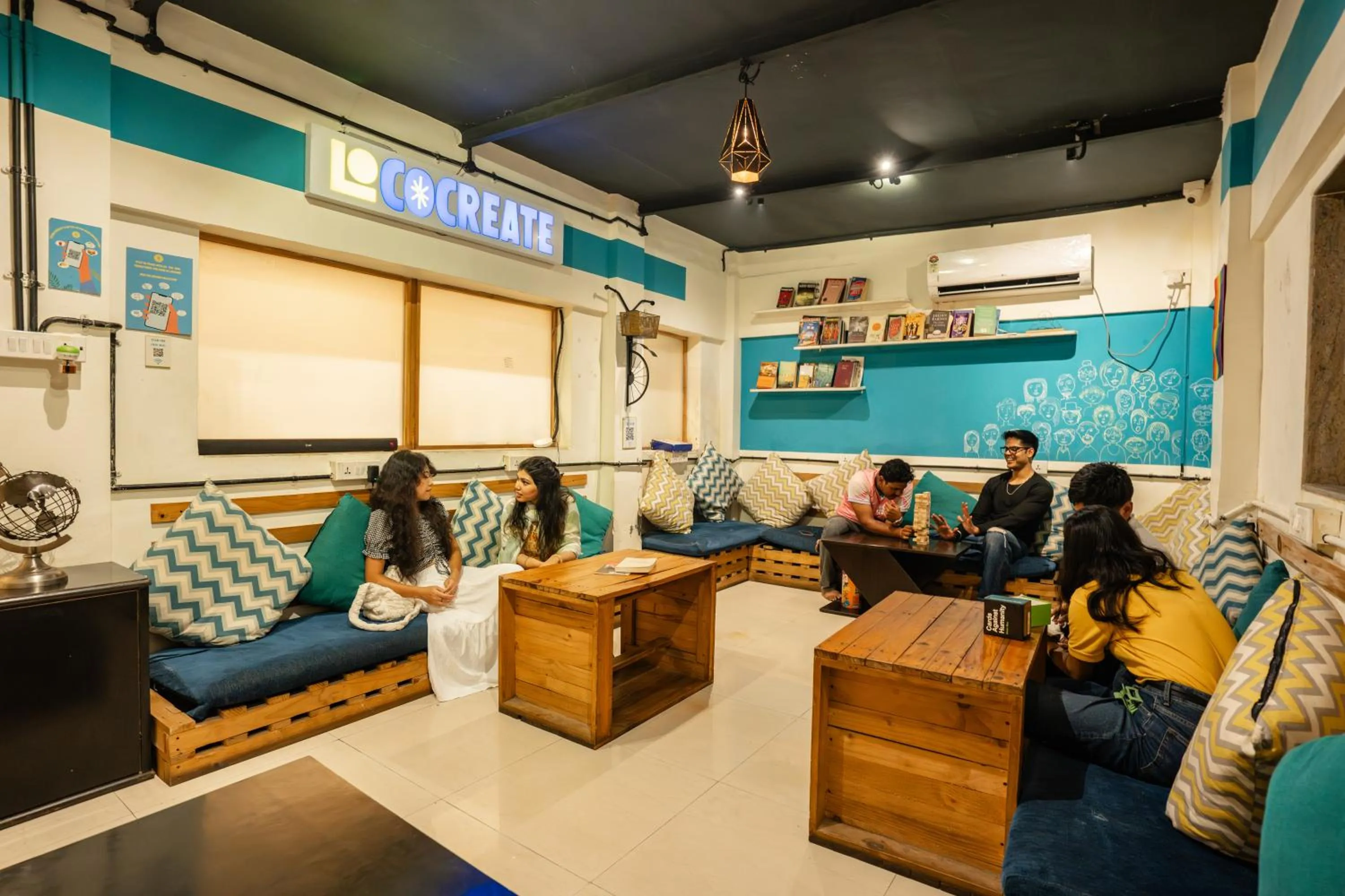 People in Locomo Hostel OG - Stay Work Eat