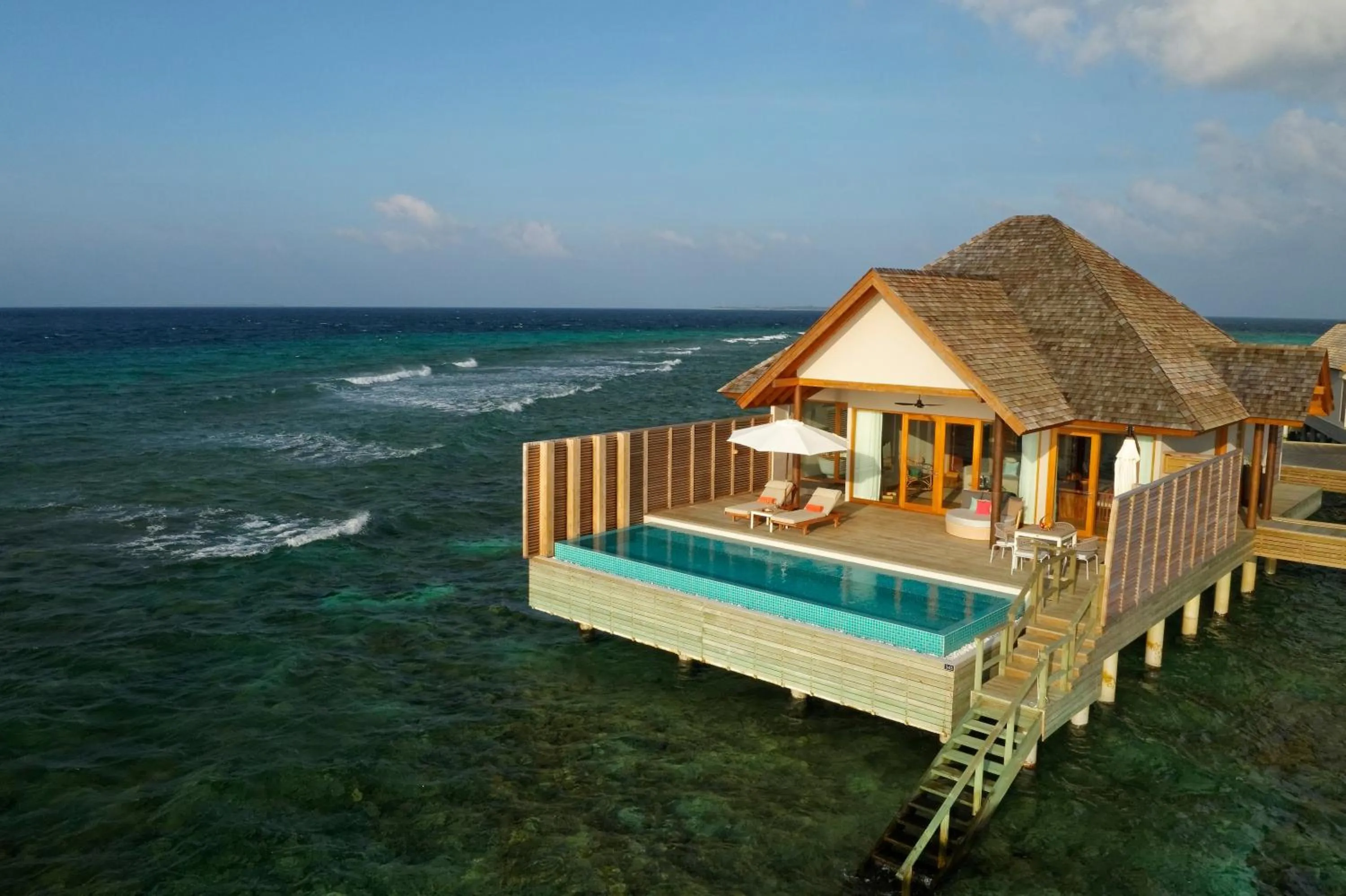 Pool view in Emerald Faarufushi Resort & Spa - Deluxe All Inclusive