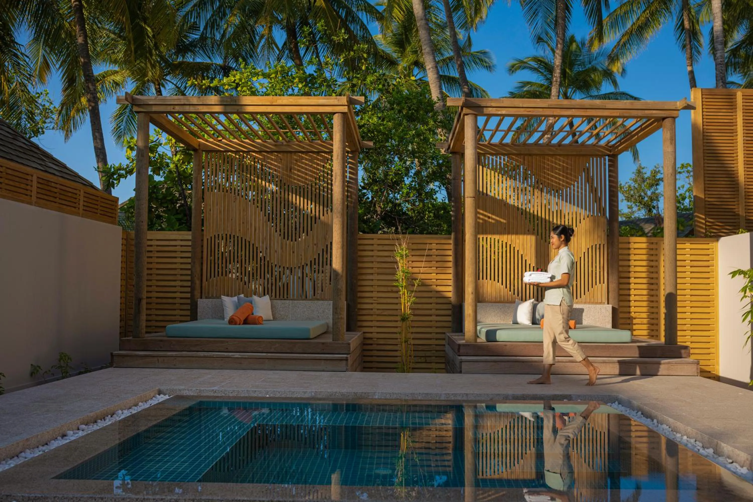 Patio in Emerald Faarufushi Resort & Spa - Deluxe All Inclusive