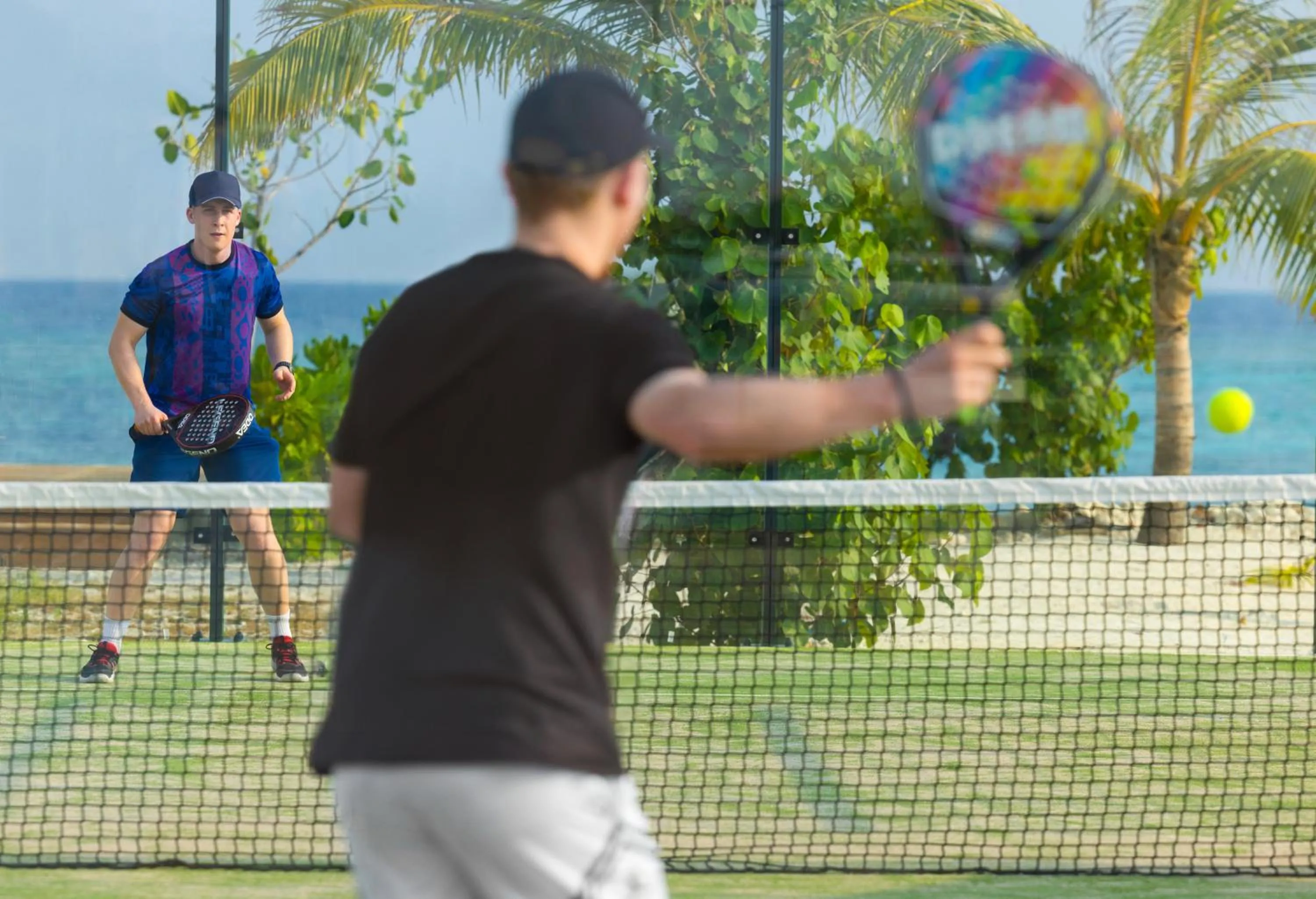 Tennis court in Emerald Faarufushi Resort & Spa - Deluxe All Inclusive