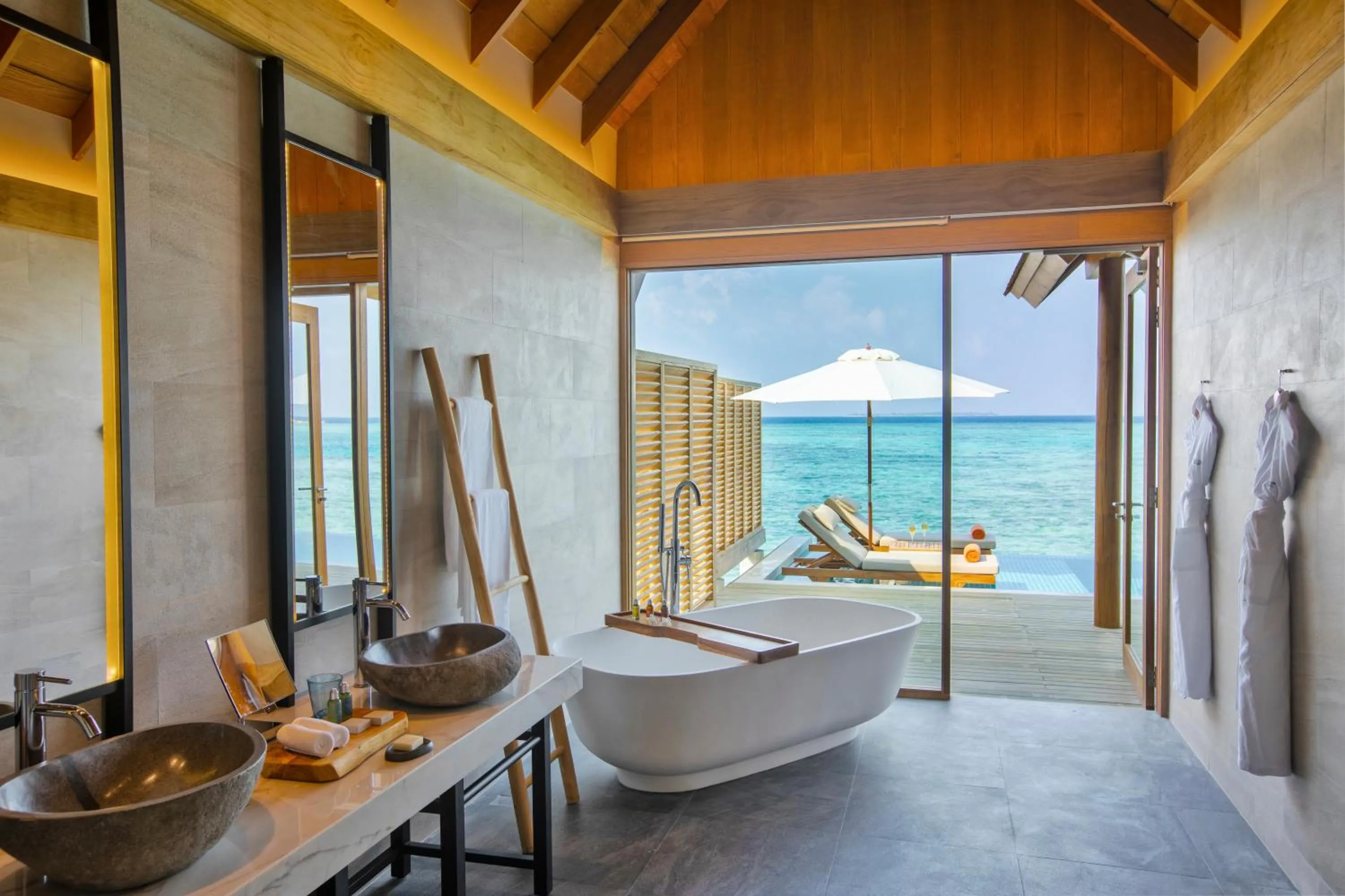 Bathroom in Emerald Faarufushi Resort & Spa - Deluxe All Inclusive