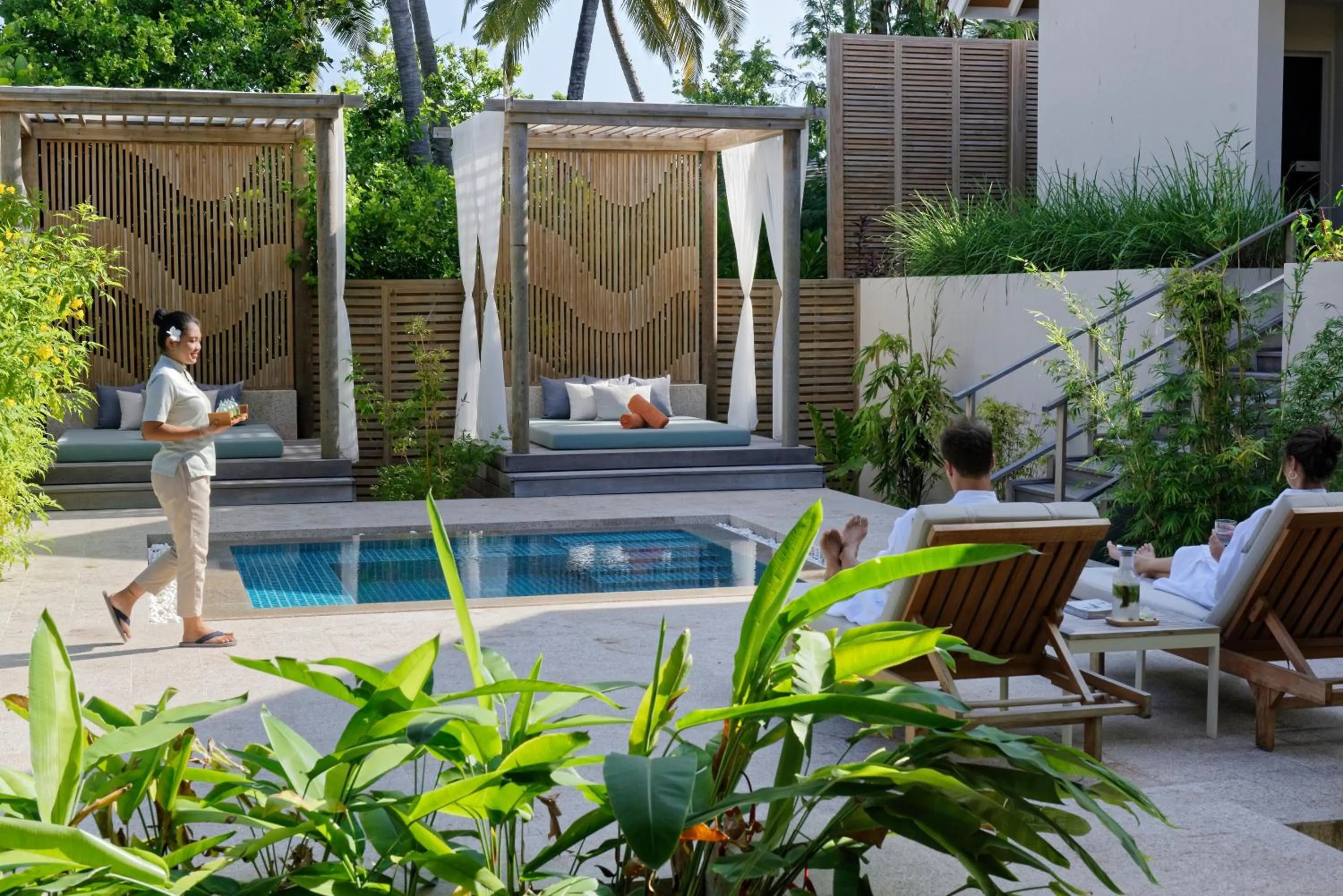 Patio in Emerald Faarufushi Resort & Spa - Deluxe All Inclusive