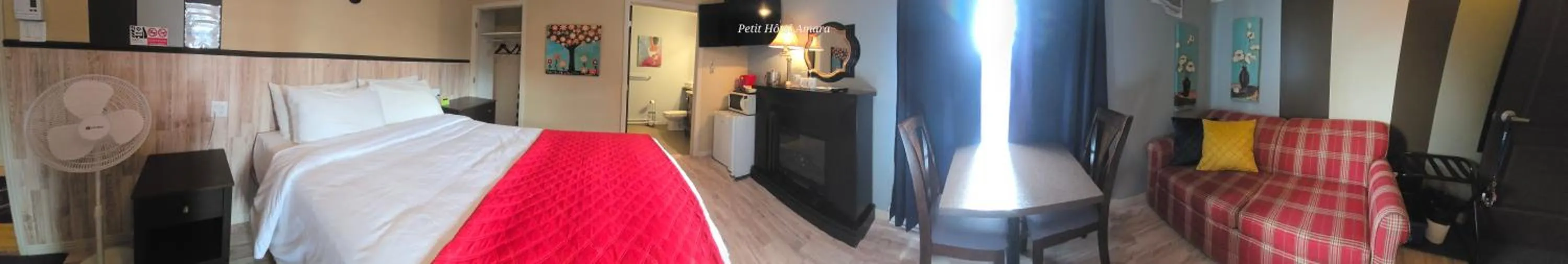 Bed in Petit Hôtel Amara