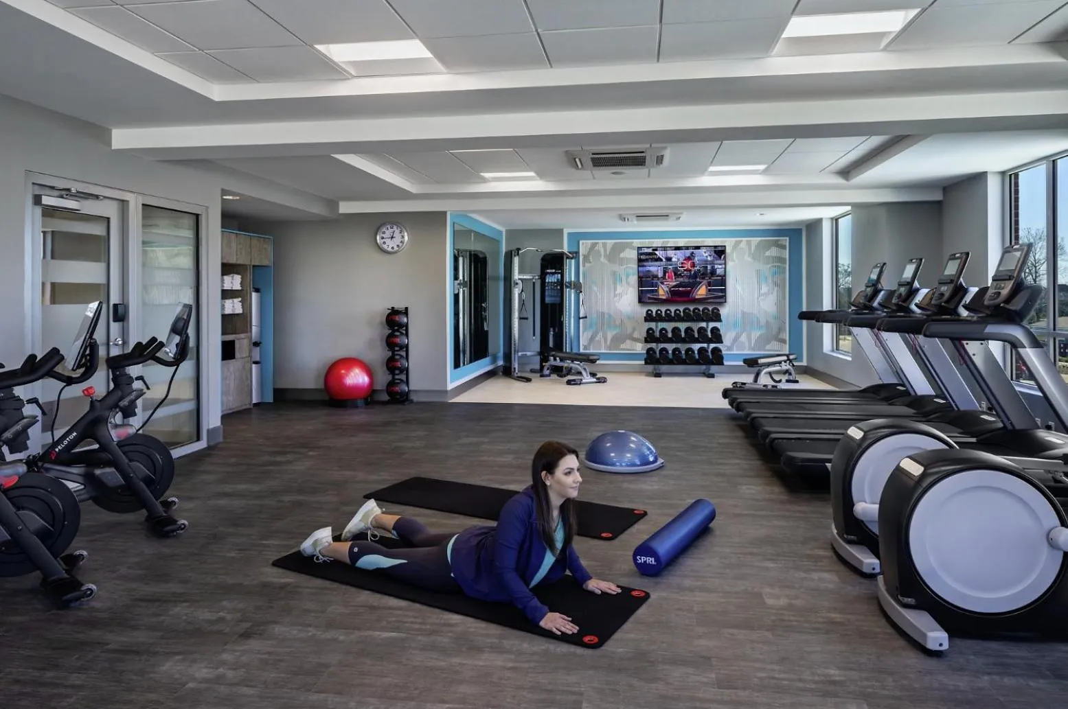 Fitness centre/facilities in Crowne Plaza North Augusta, by IHG