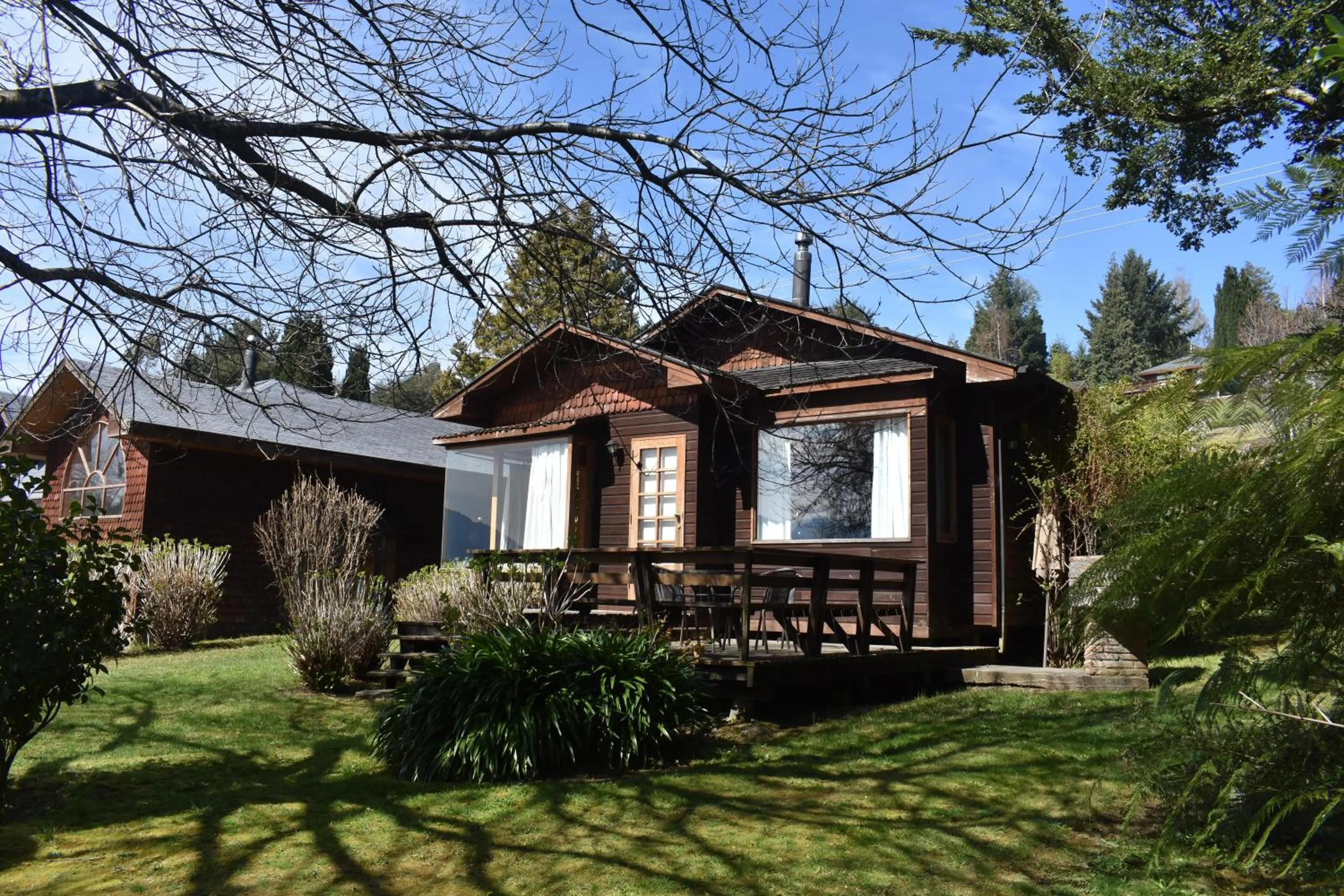 Facade/entrance in Cabañas Monte Verde