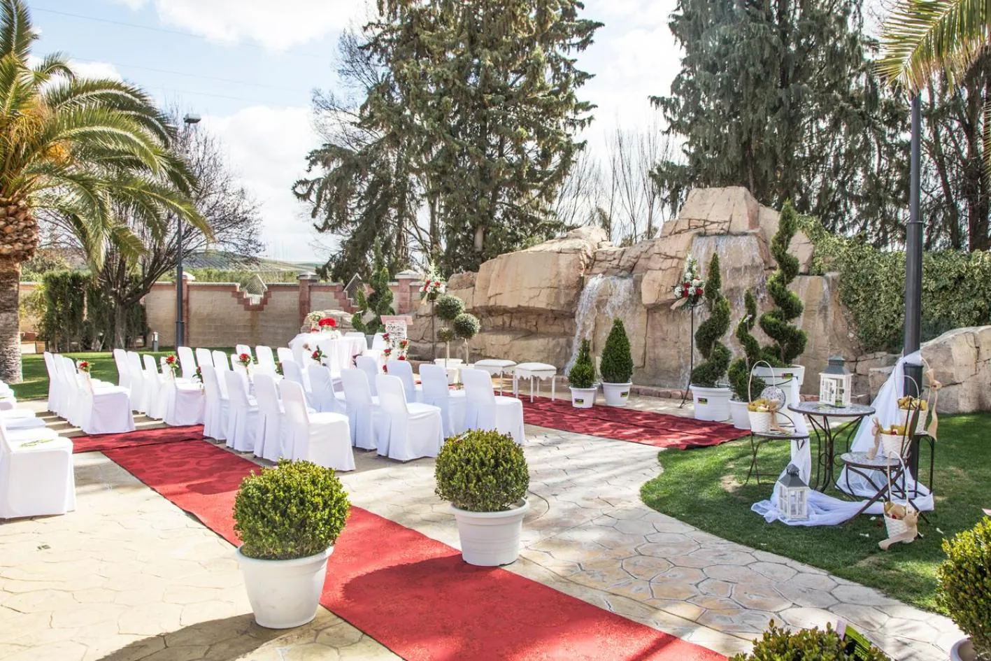 Garden in Hotel Juleca