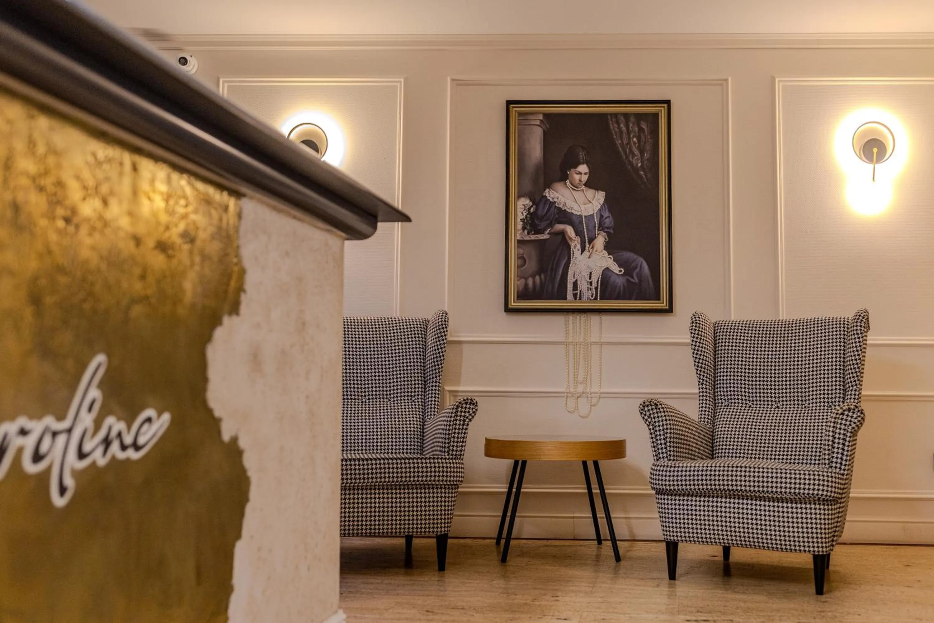 Seating area in La Maison de Caroline