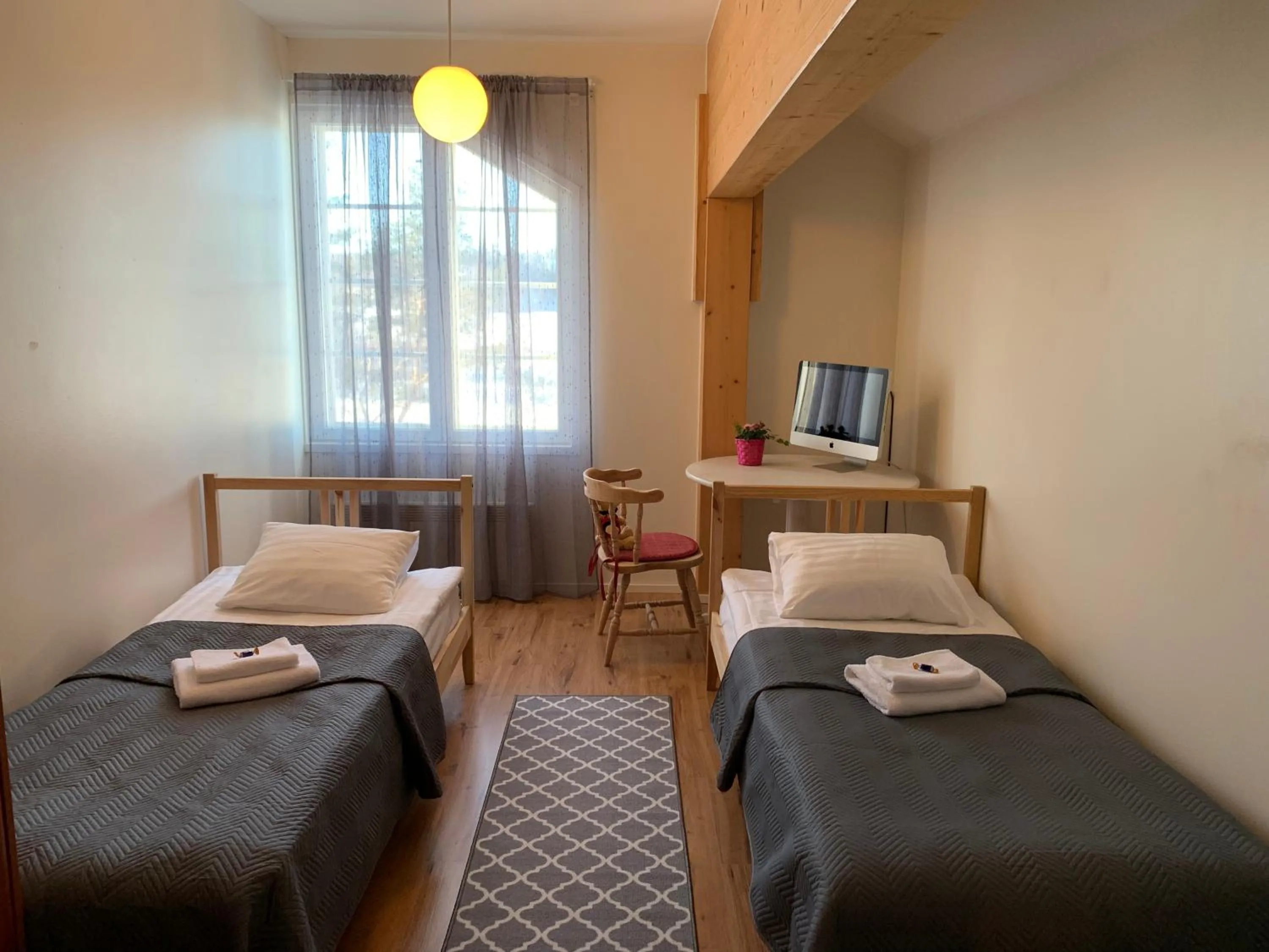 Bedroom, Bed in Apartments in Porvoo