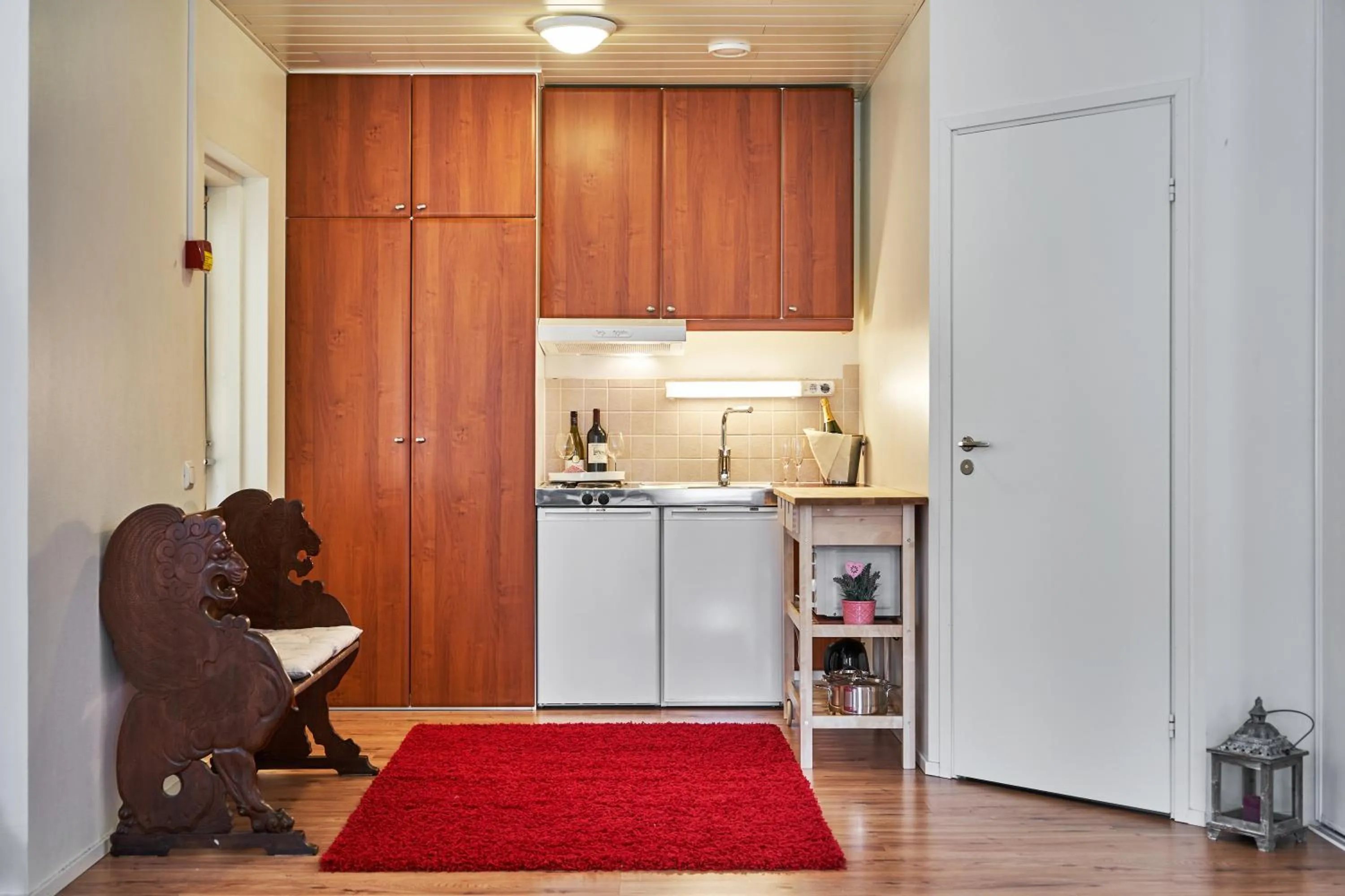 Kitchen or kitchenette in Apartments in Porvoo