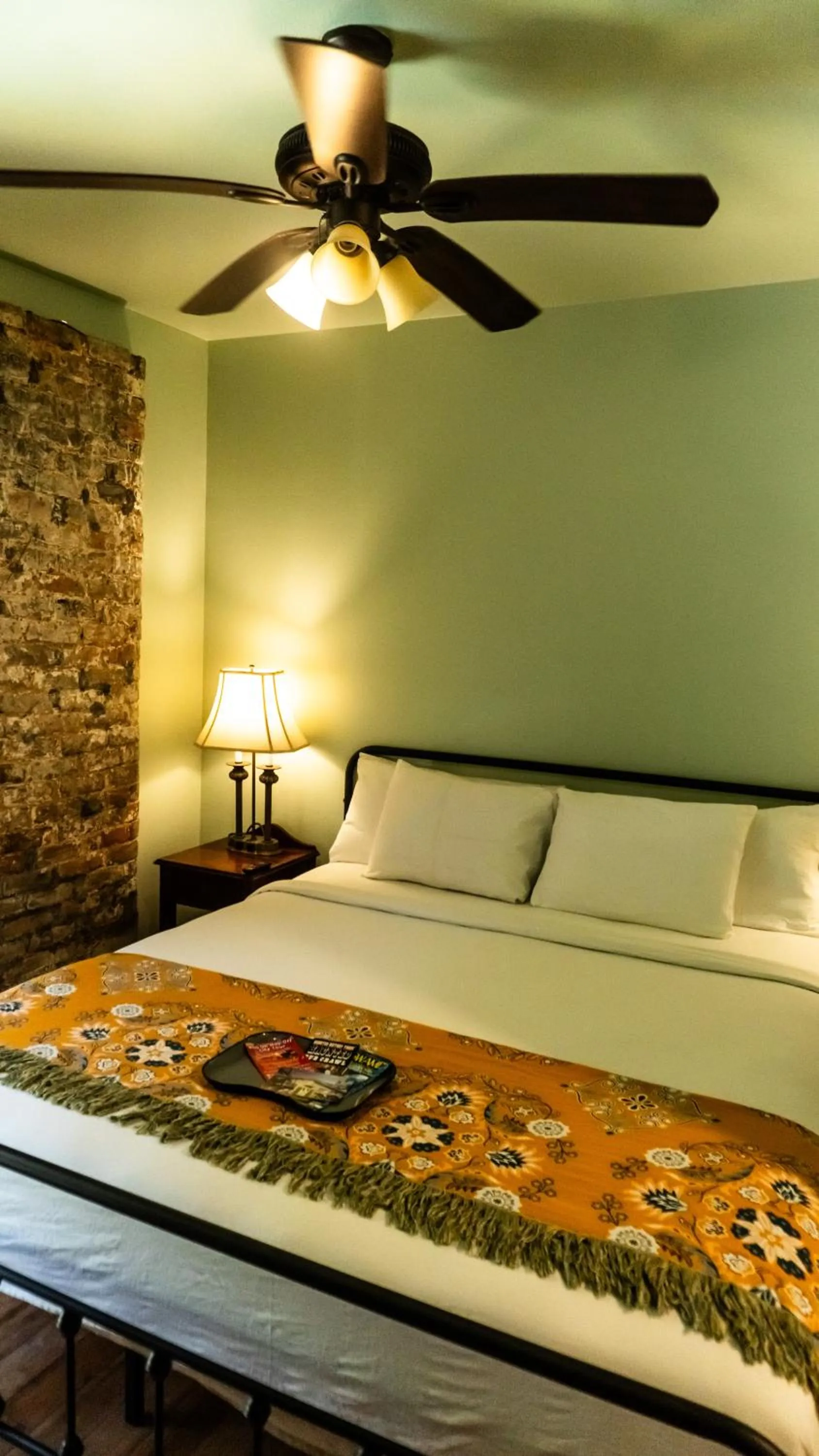 Bed in Historic Mardi Gras Inn