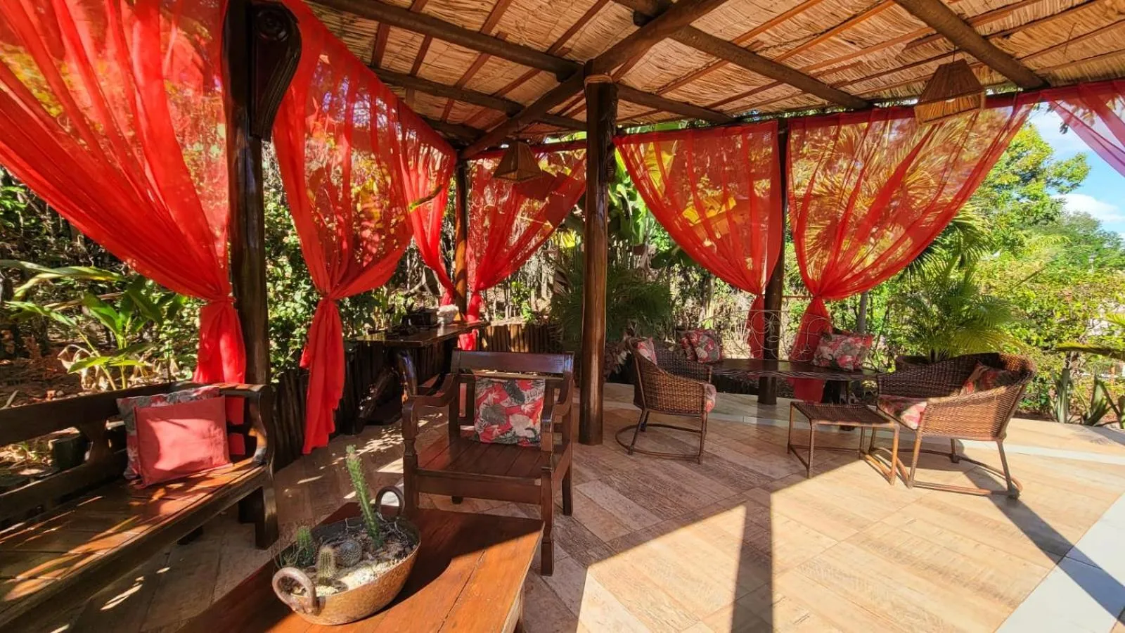 Garden view in Mirante de Lençóis