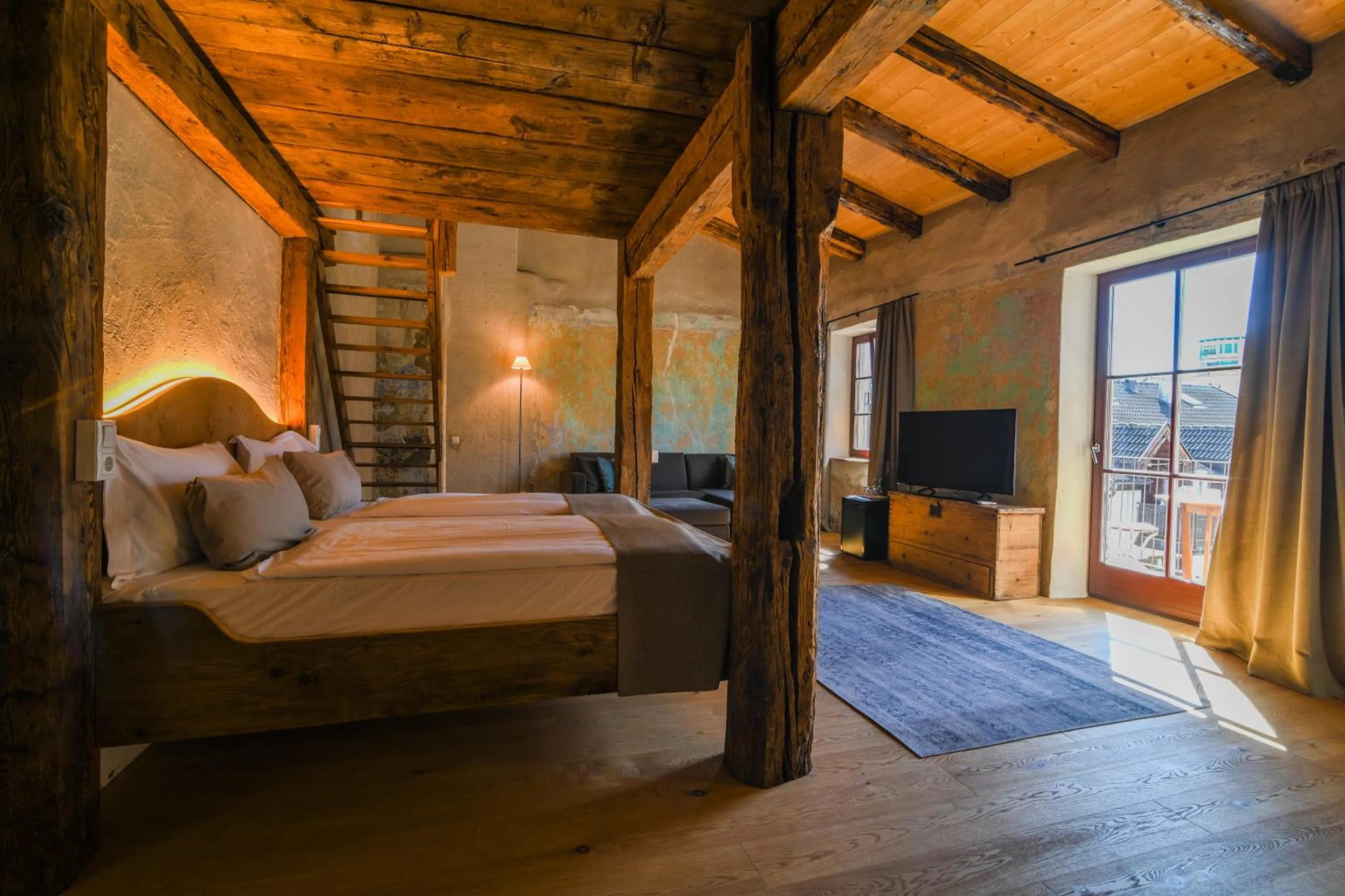 Photo of the whole room, Bed in rössl bianco b&b&b