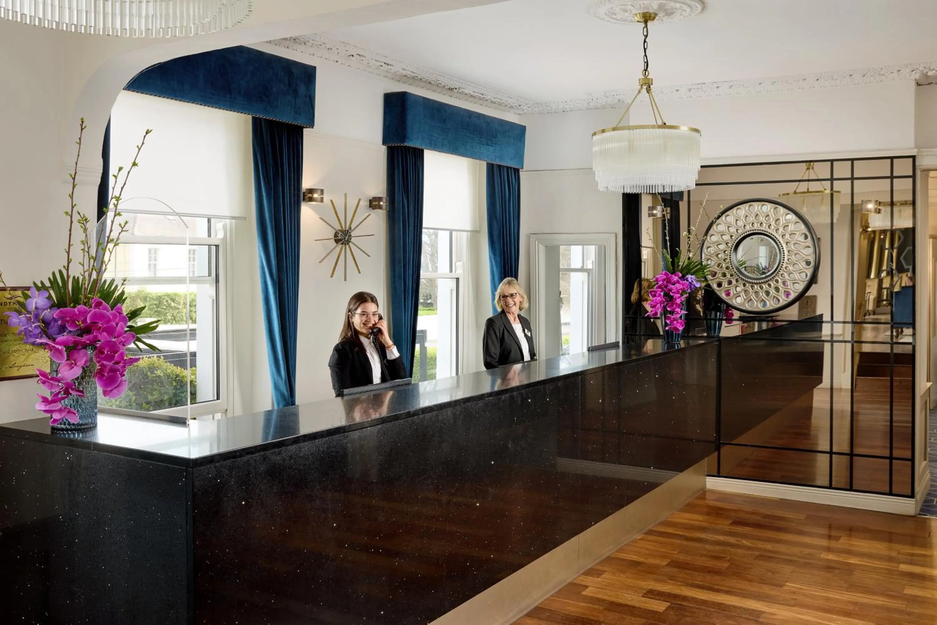 Lobby or reception in The Sandymount Hotel