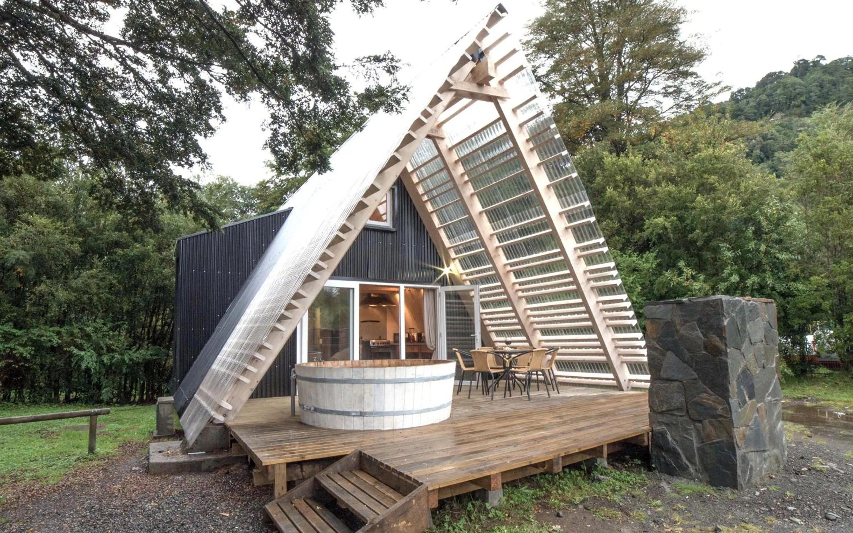 Balcony/Terrace in Termas de Aguas Calientes