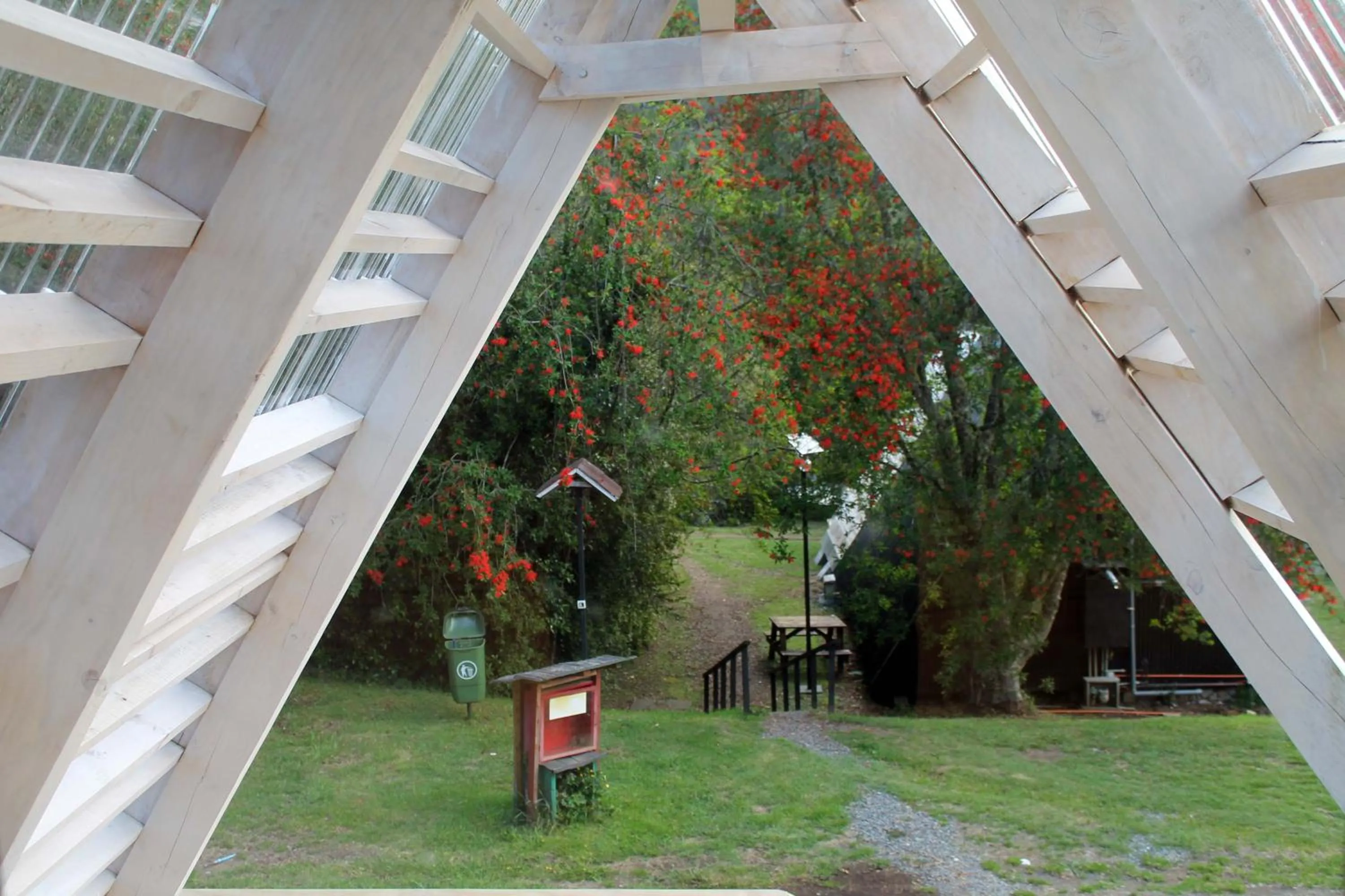 Garden view in Termas de Aguas Calientes