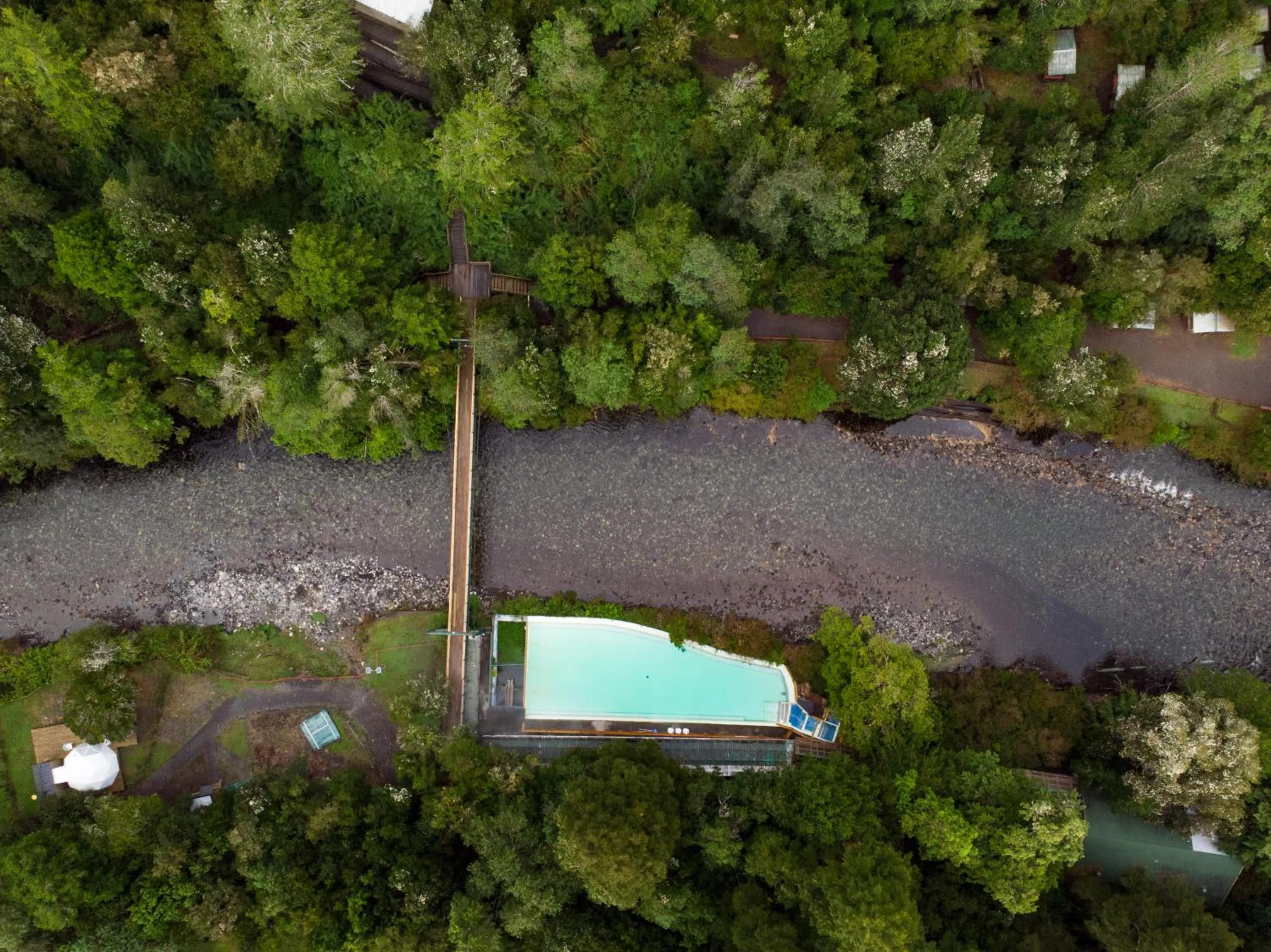 Natural landscape in Termas de Aguas Calientes