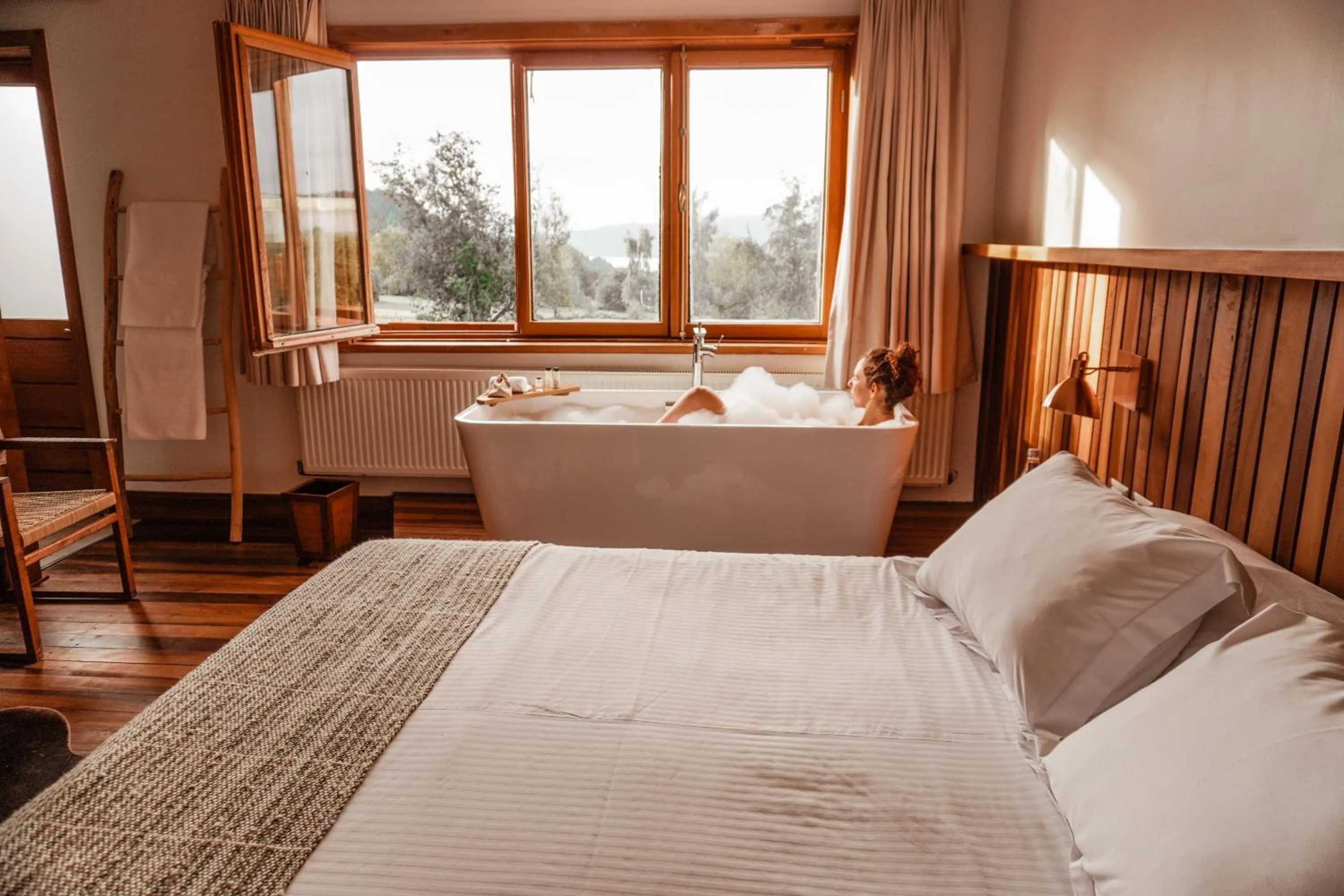 Bed in Hotel Termas Puyehue Wellness & Spa Resort