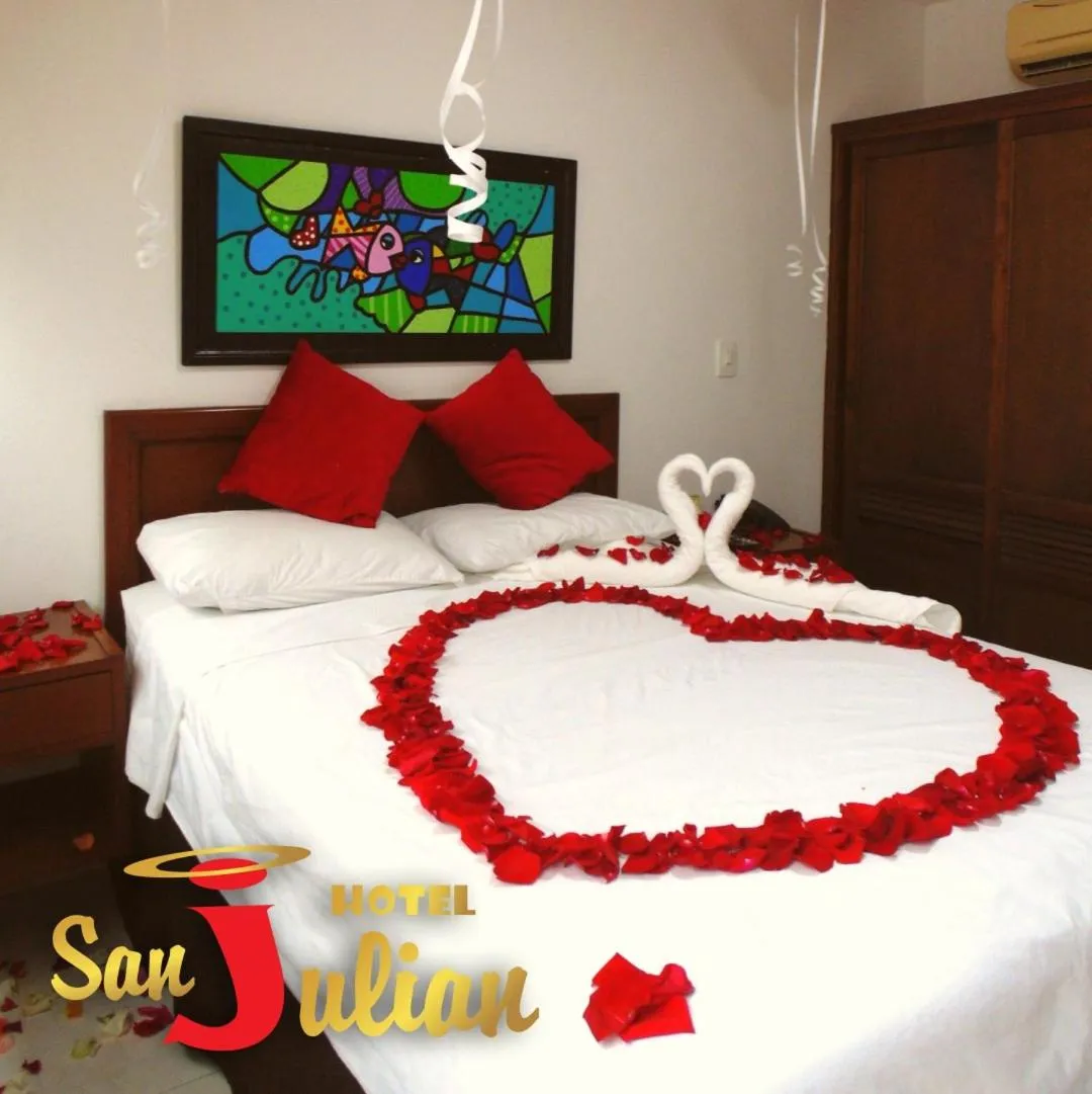 Bed in Hotel San Julian
