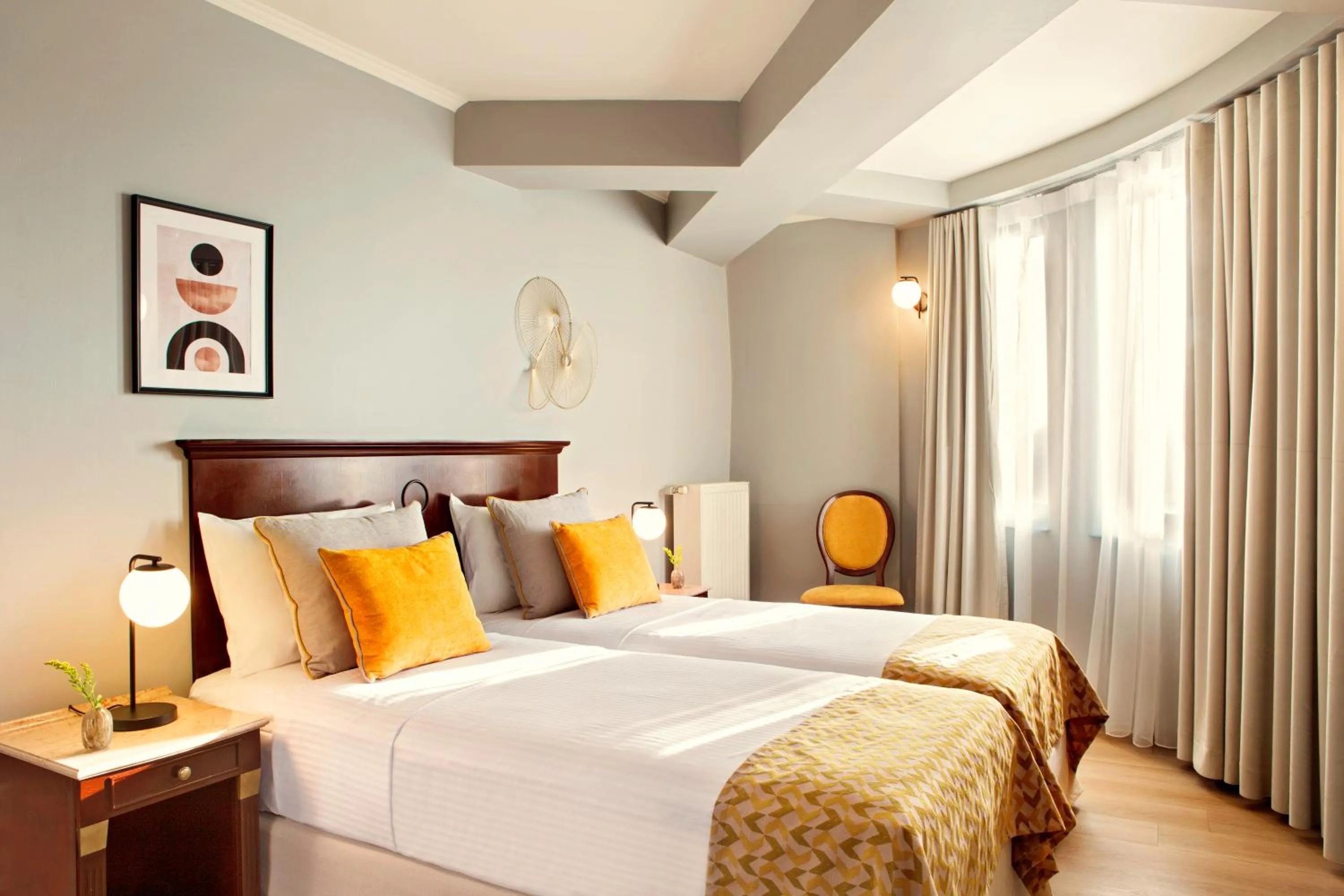 Bed in Zeus Essence Bucharest Venezia