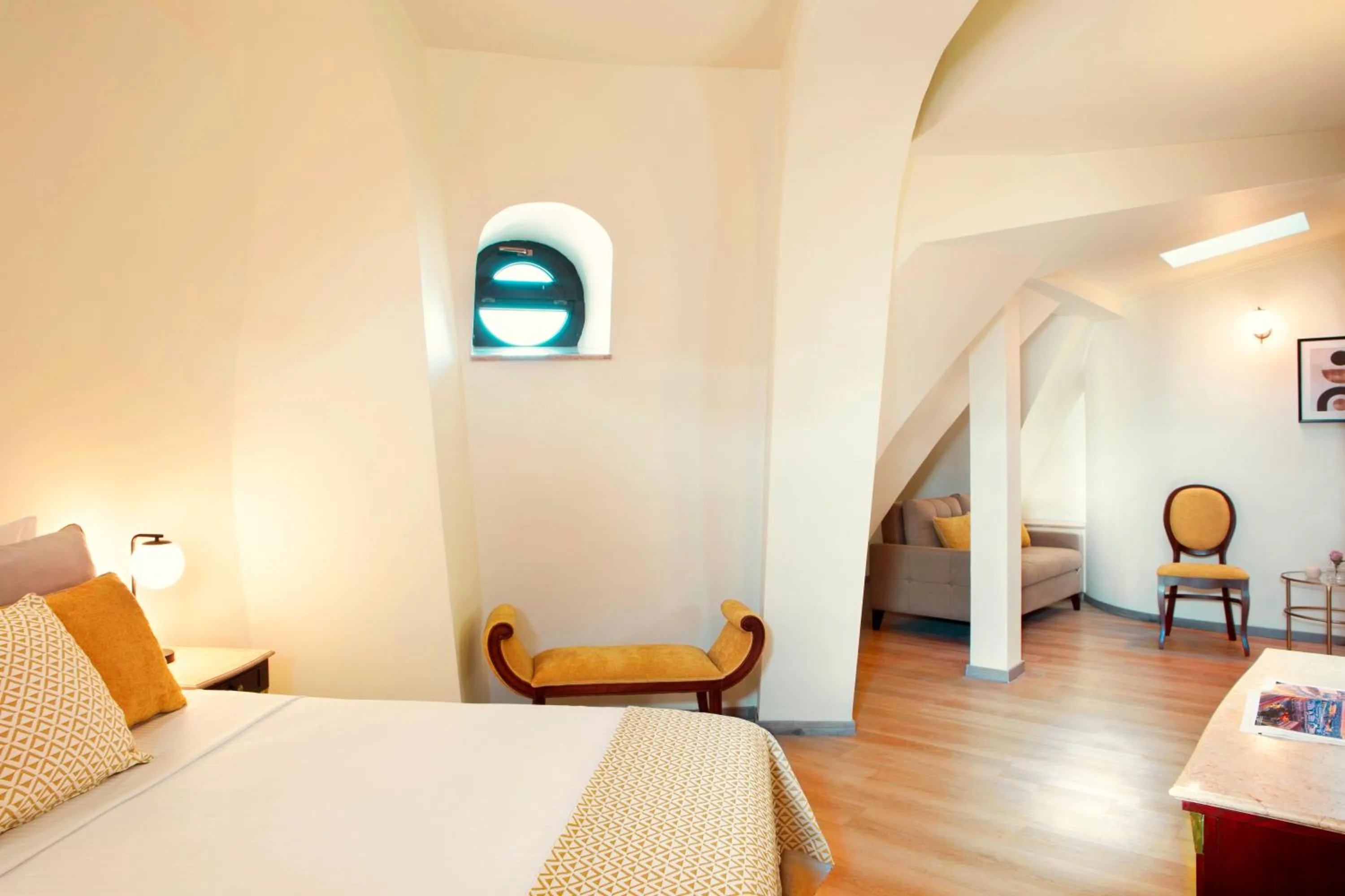 Bed in Zeus Essence Bucharest Venezia