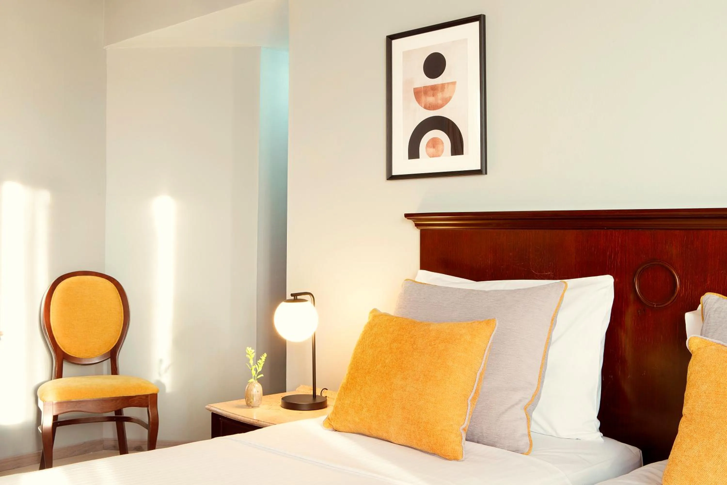 Bed in Zeus Essence Bucharest Venezia