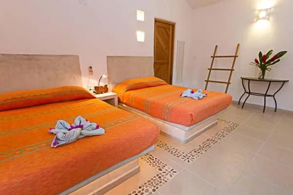 Bedroom, Bed in Villas Naomi