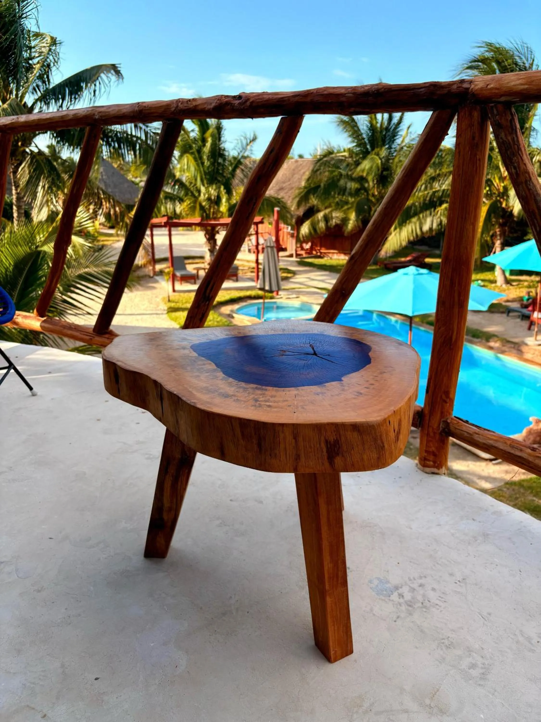 Balcony/Terrace in Cabanas Jaalkab