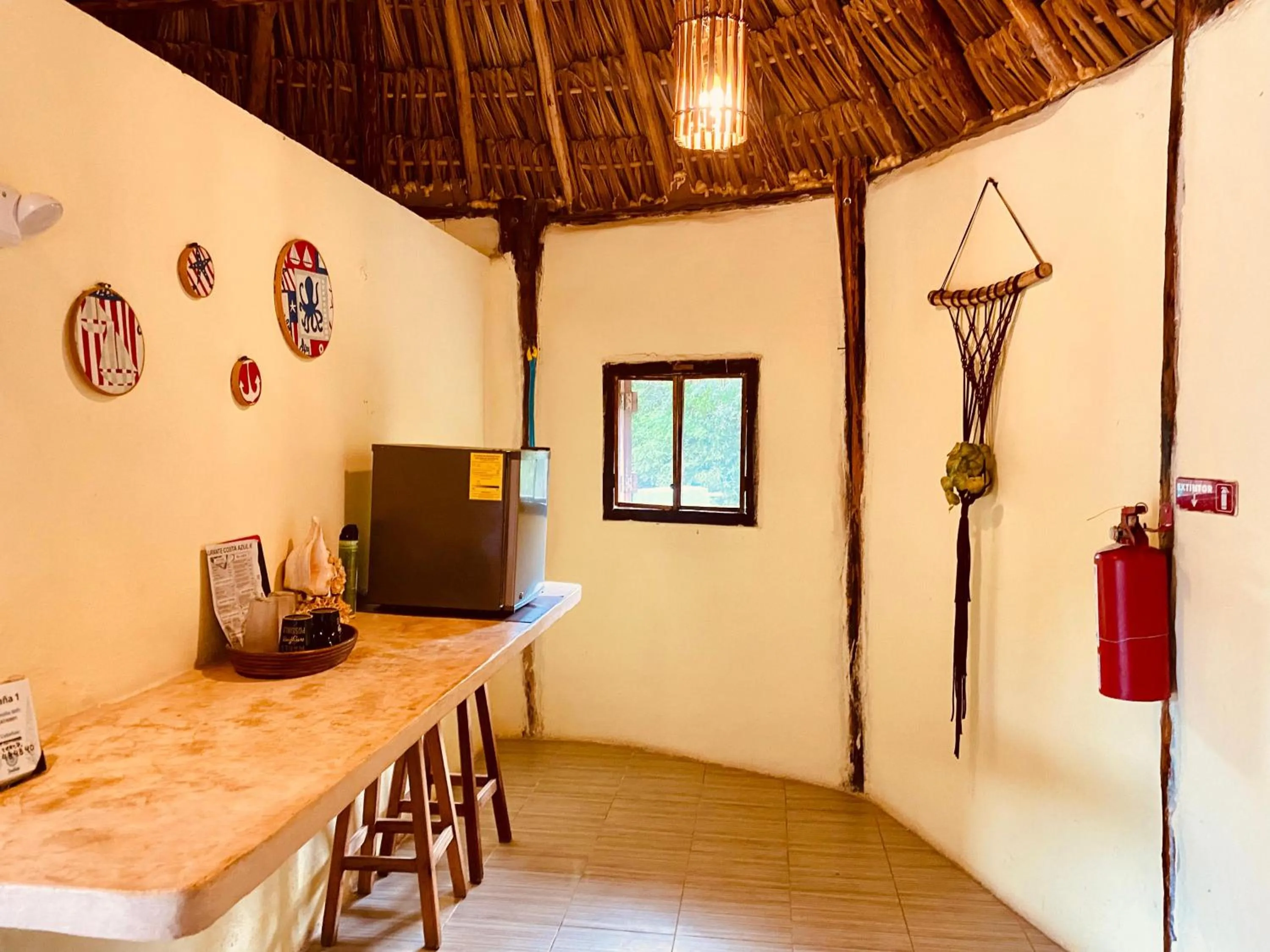Dining area in Cabanas Jaalkab