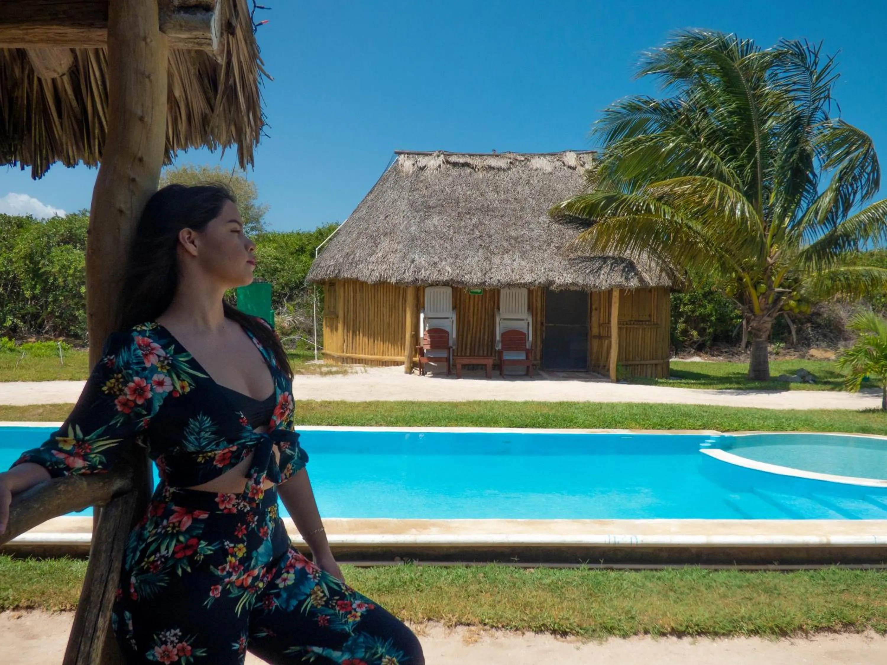 Garden in Cabanas Jaalkab