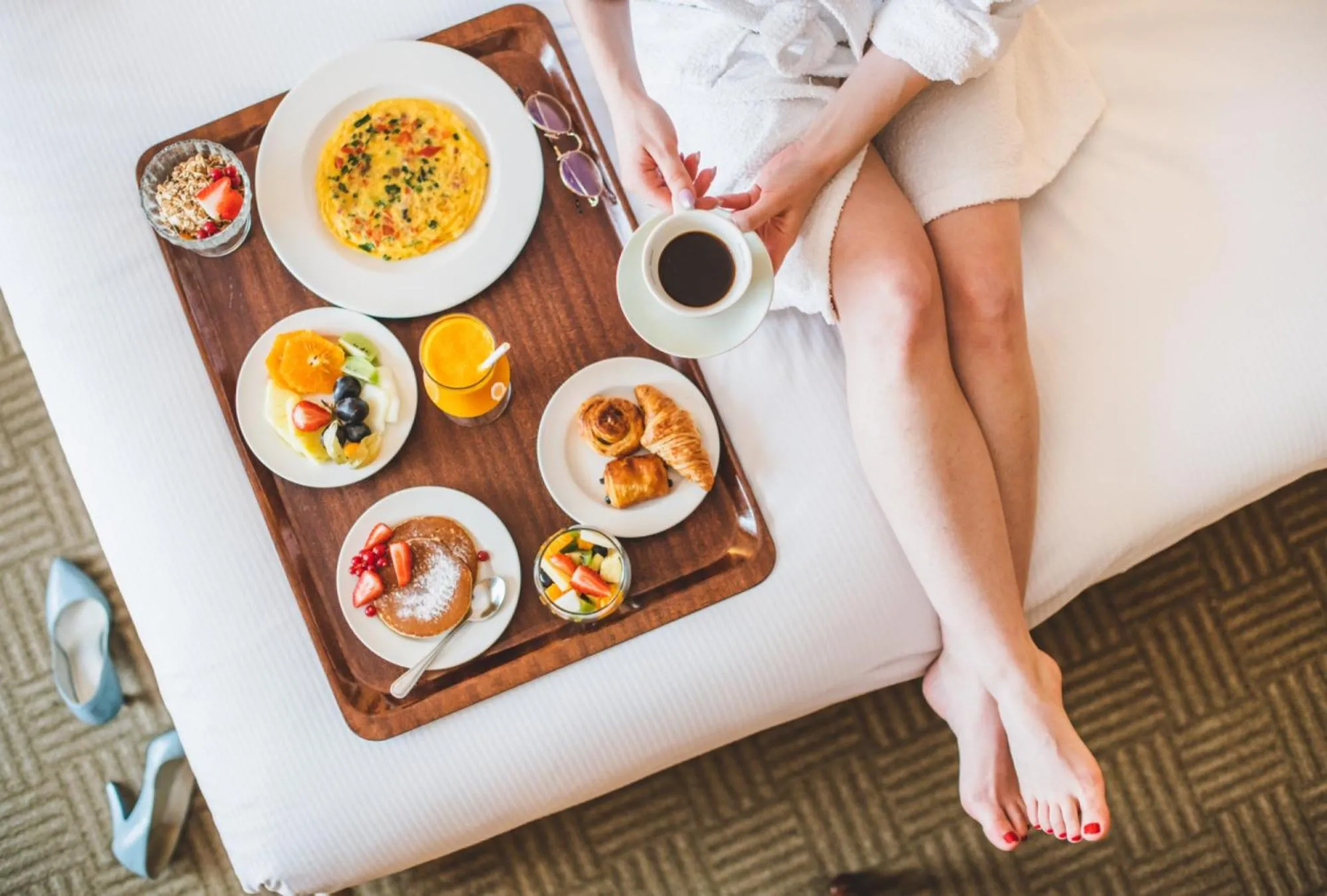 Bed in InterContinental Athenee Palace Bucharest by IHG