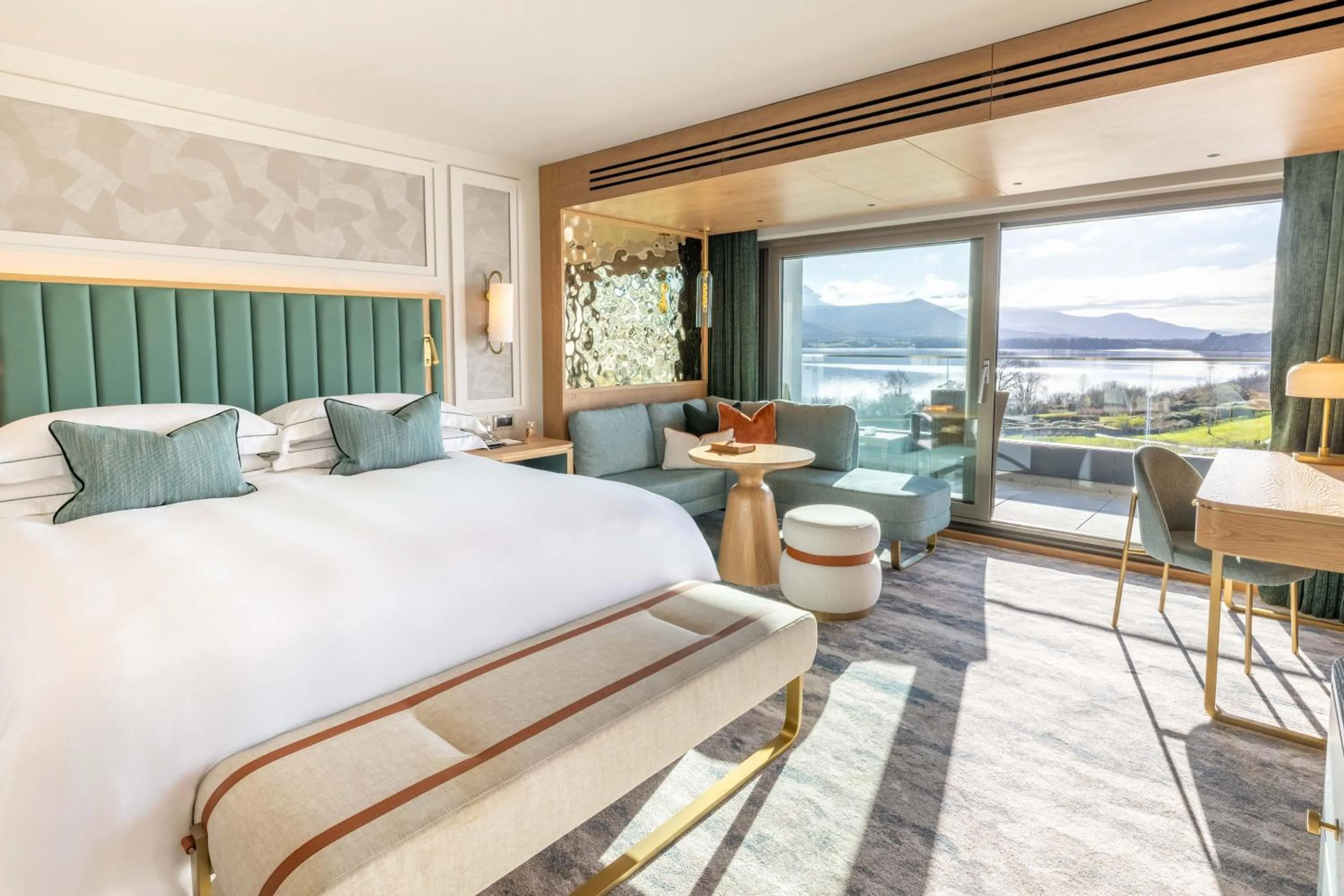 Bed in The Europe Hotel & Resort