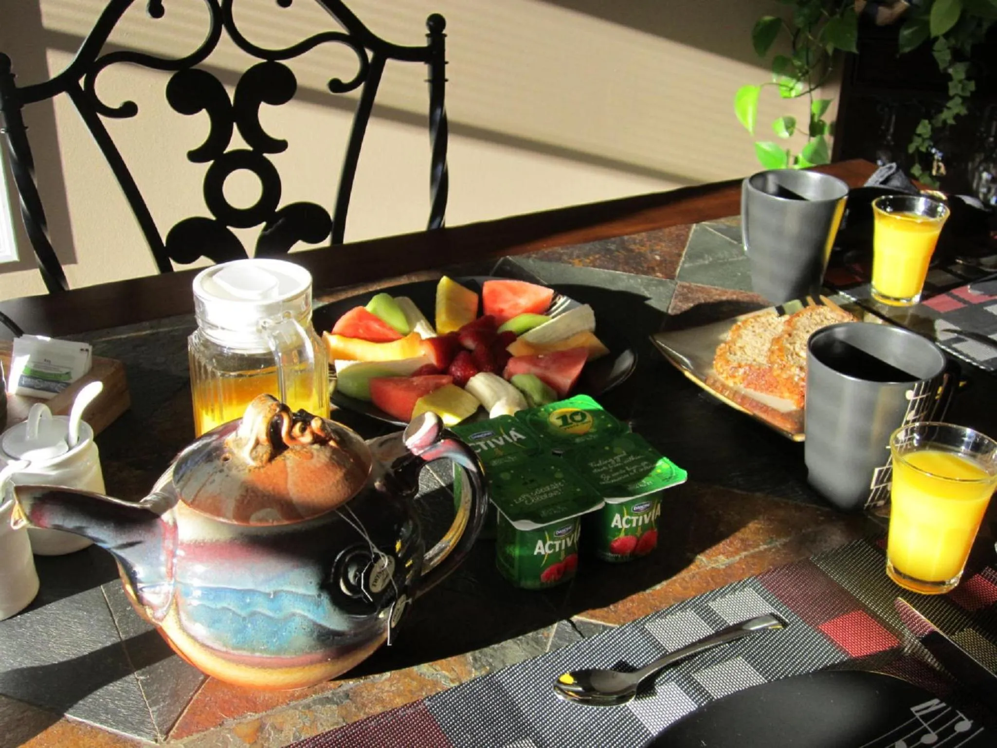 Food close-up in Creekside B&B