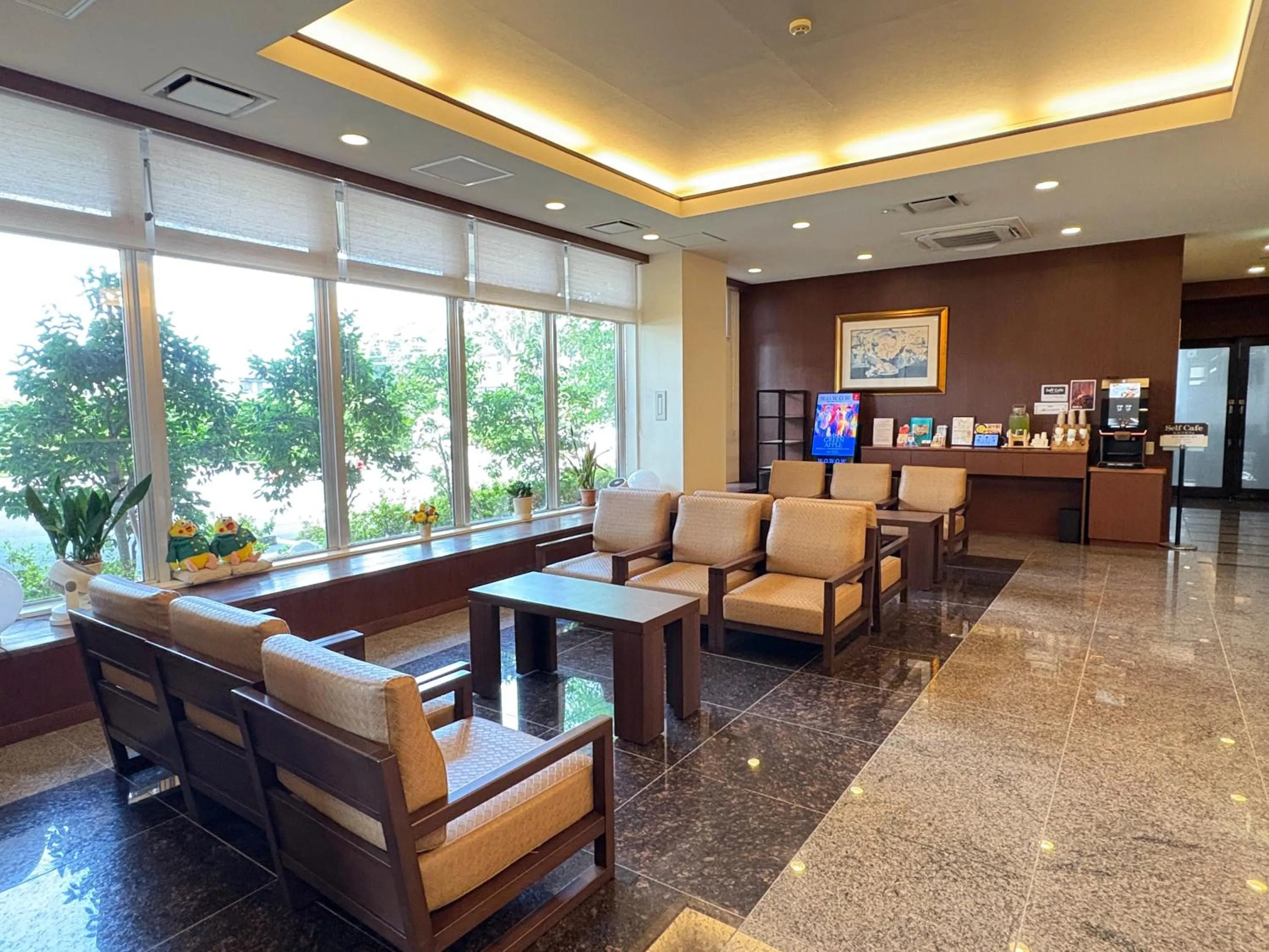Lobby or reception in Hotel Route-Inn Omaezaki