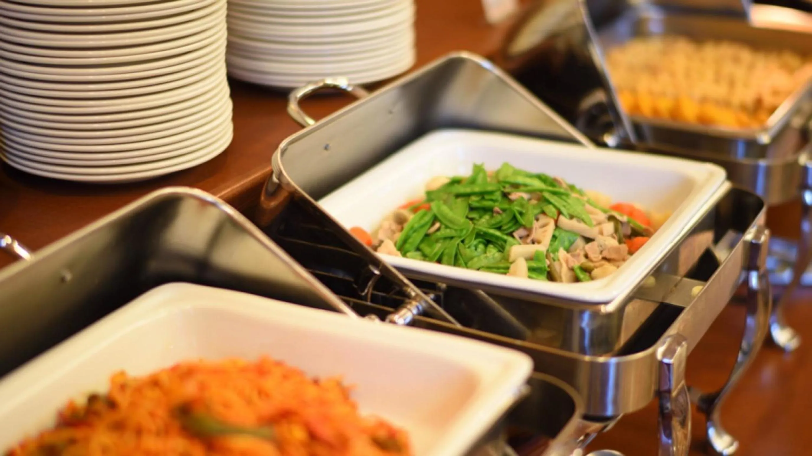 Buffet breakfast in Hotel Route-Inn Susono Inter