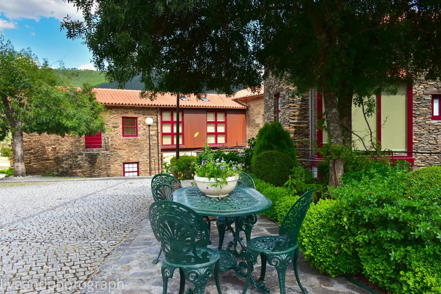 Garden view in Casa Lagar Da Alagoa