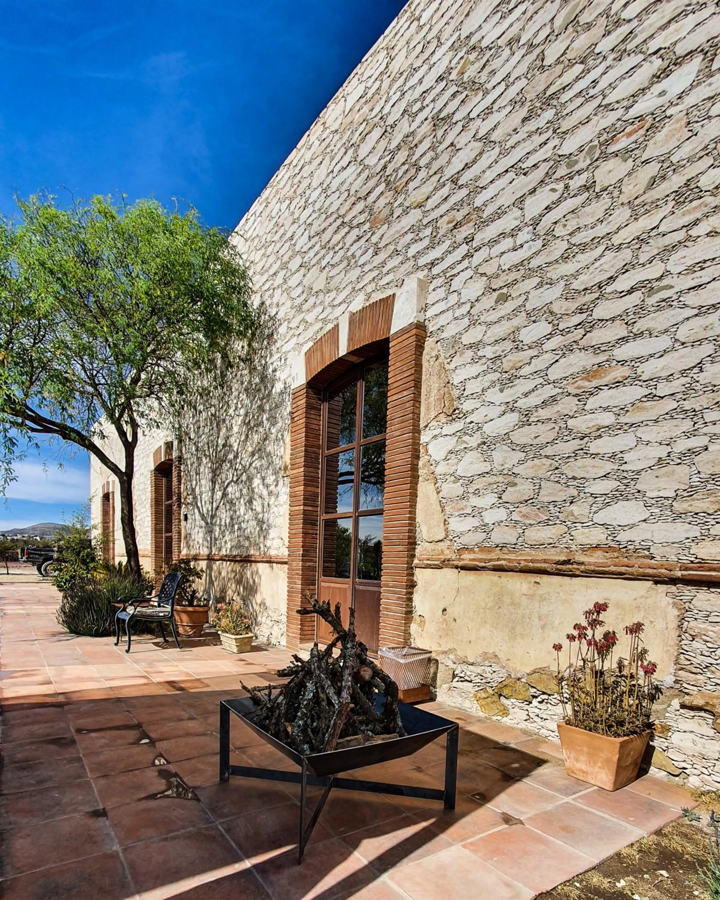 Facade/entrance in Mineral del Cielo