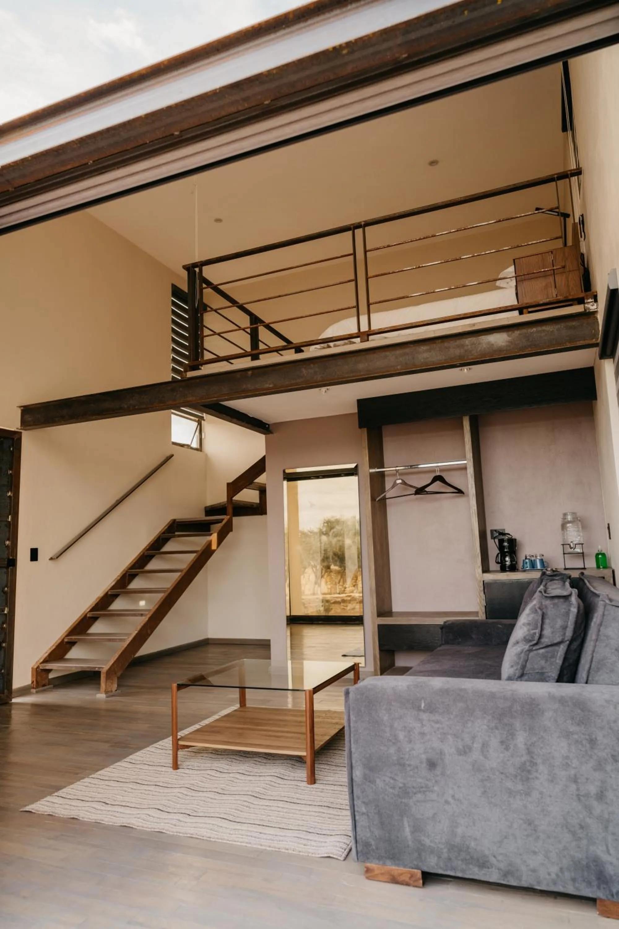 Living room in Mineral del Cielo