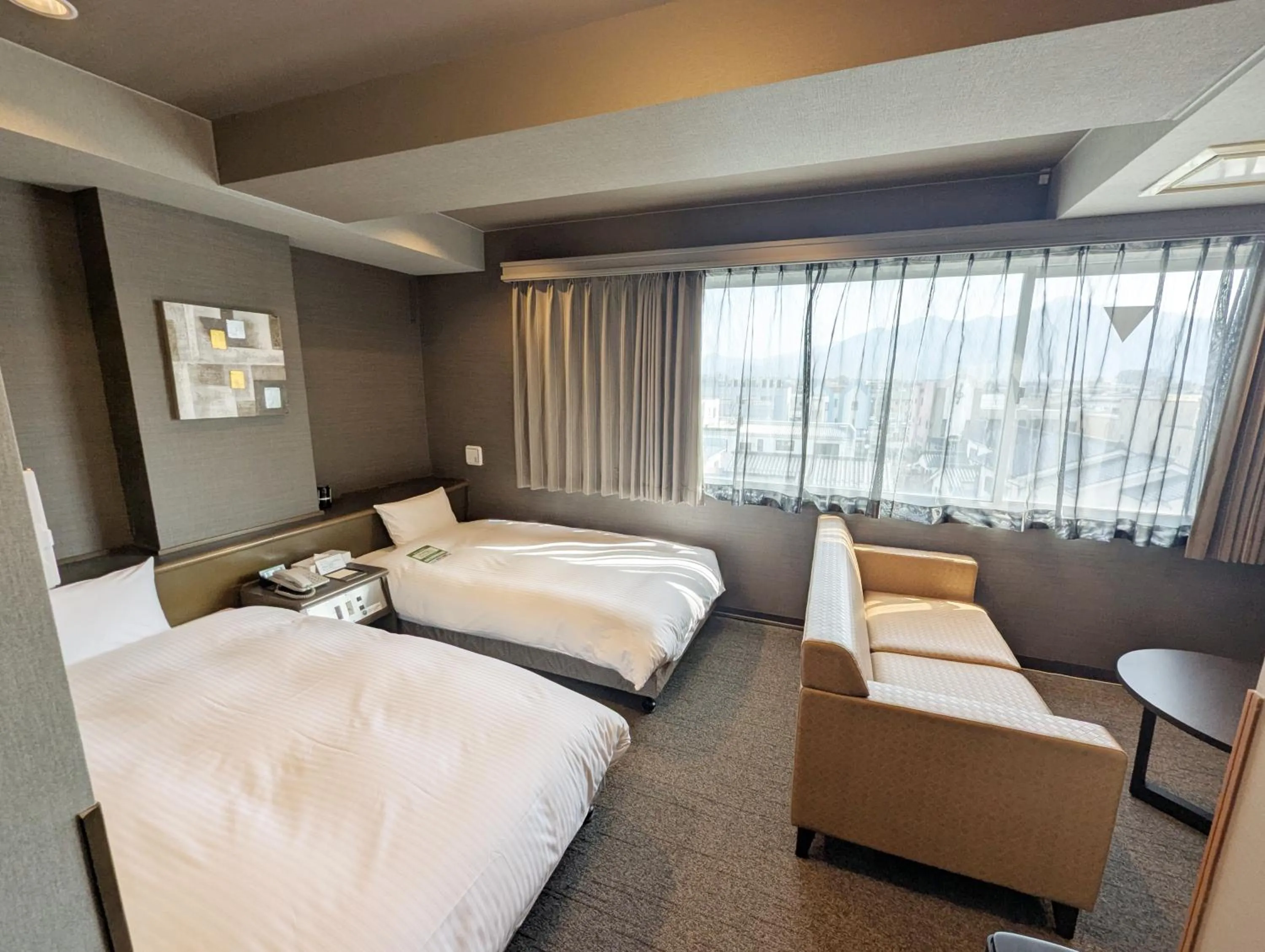 Photo of the whole room, Bed in Hotel Route-Inn Court Chikuma-Koshoku
