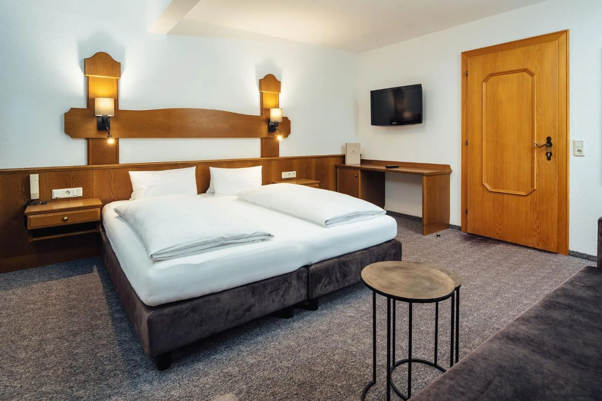 Bed in Hotel Edelweiss Superior