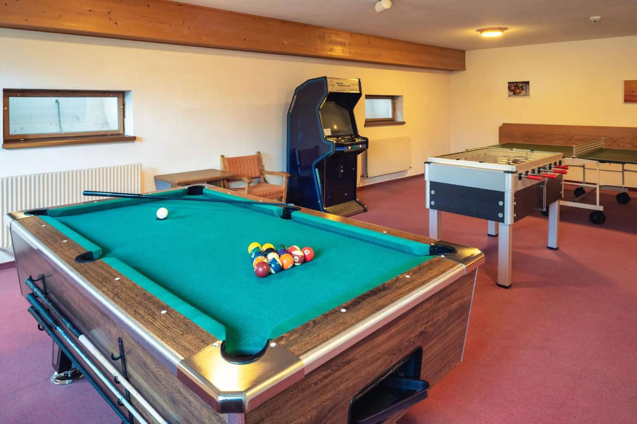 Game Room in Hotel Edelweiss Superior