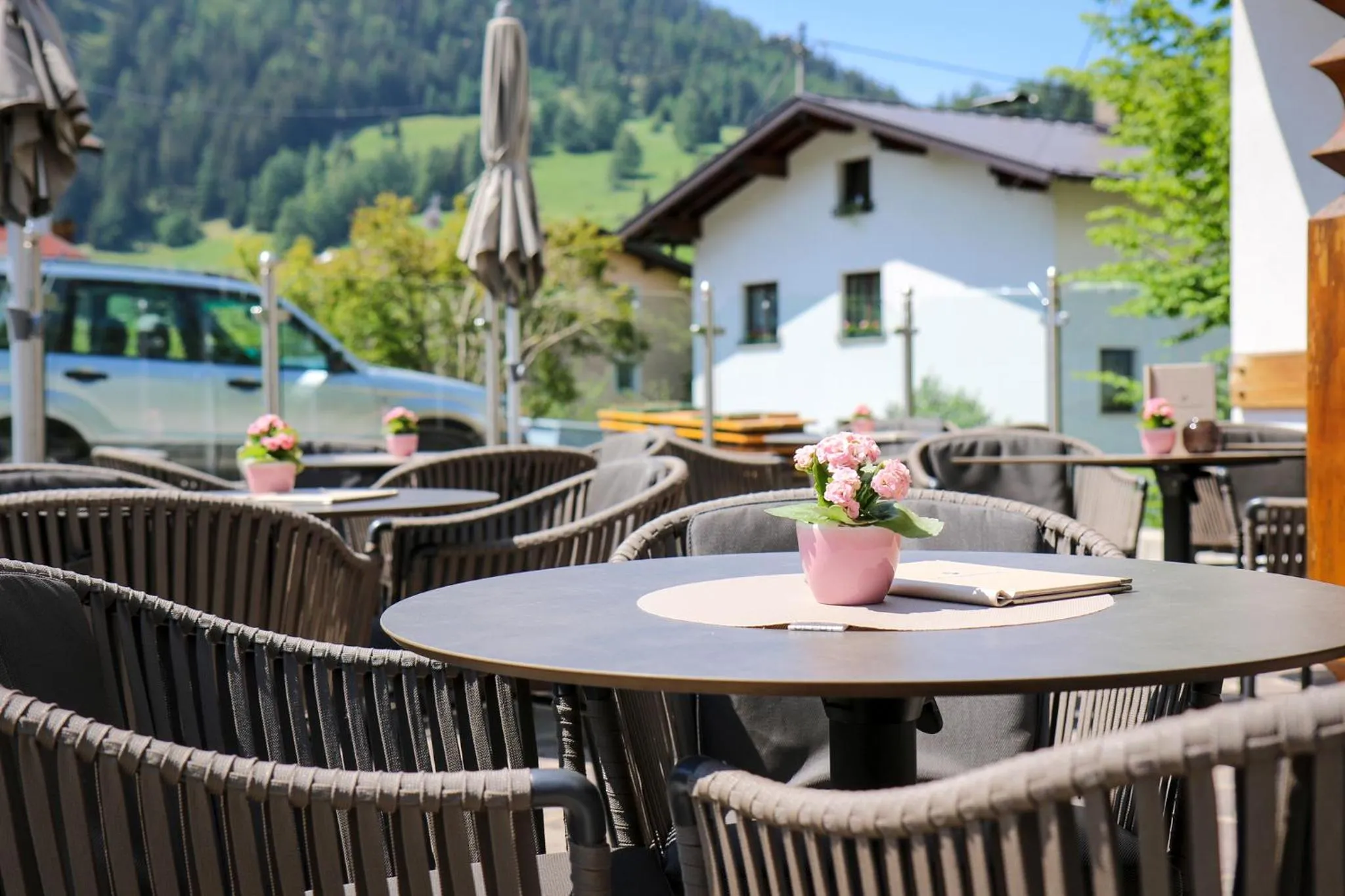 Balcony/Terrace in Hotel Edelweiss Superior