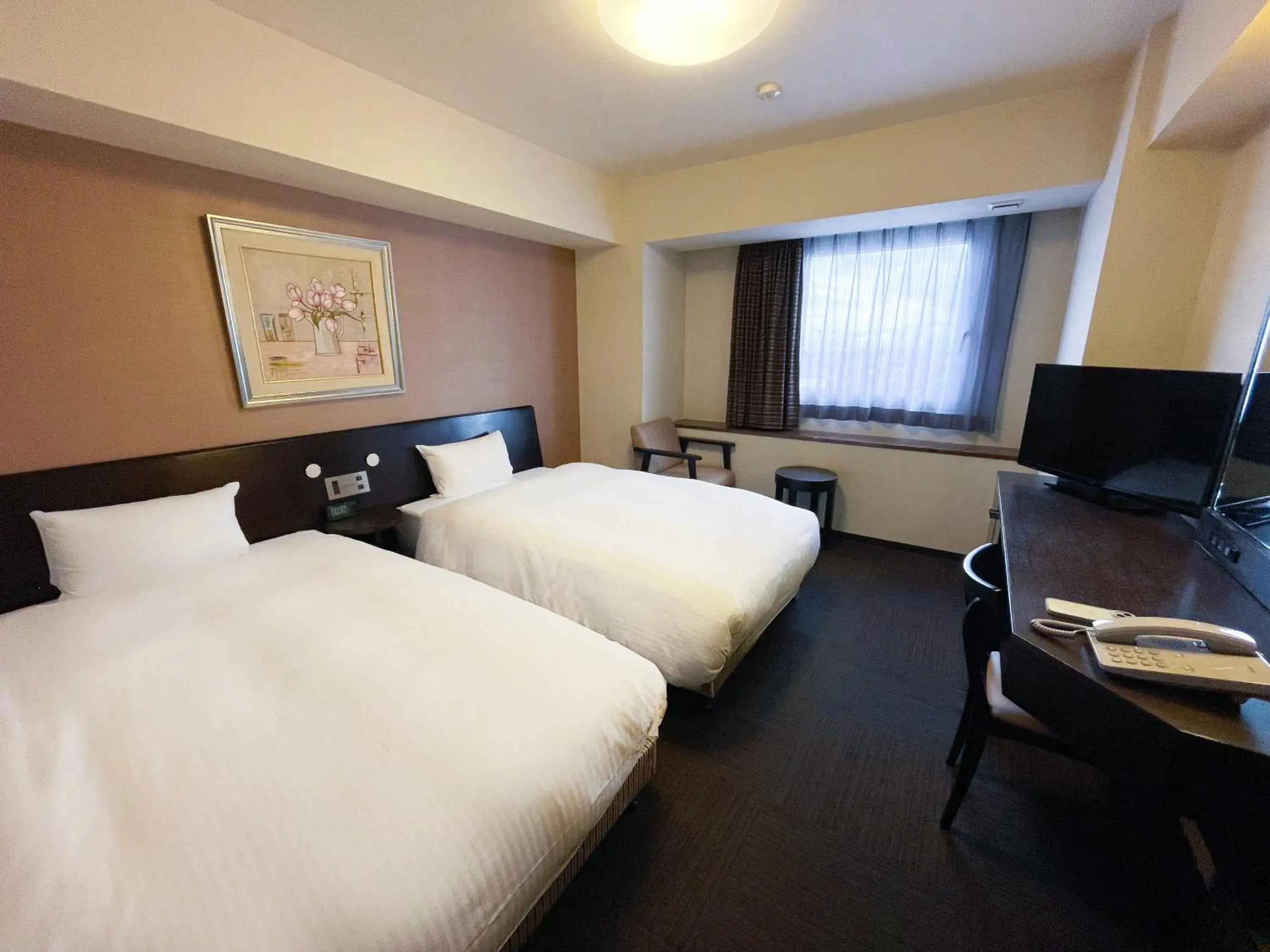 Comfort Twin Room - Non-Smoking in Route Inn Grantia Himi Wakuranoyado Comfort Twin Room - Non-Smoking in Route Inn Grantia Himi Wakuranoyado