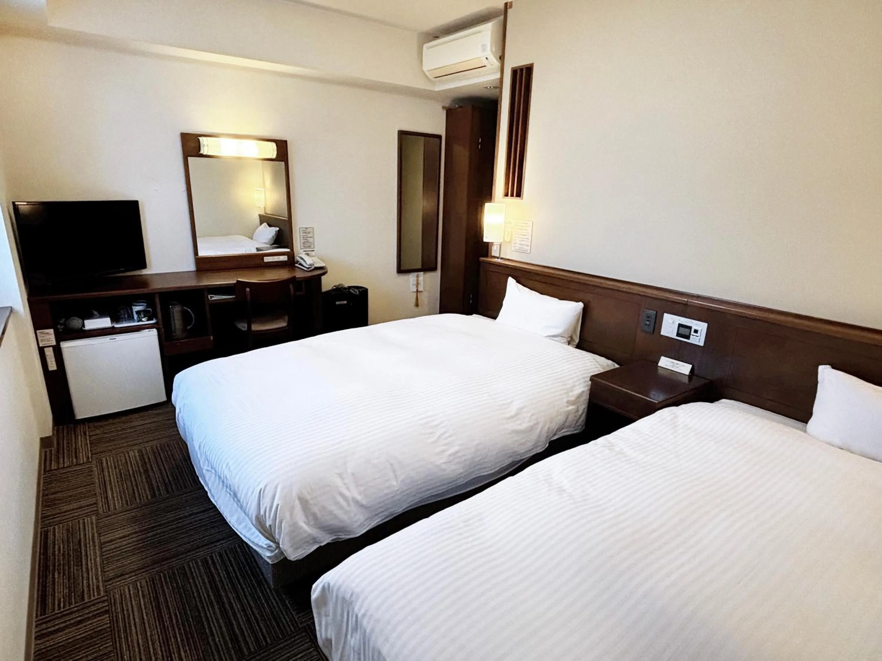 Bedroom in Hotel Route-Inn Nanao Ekihigashi