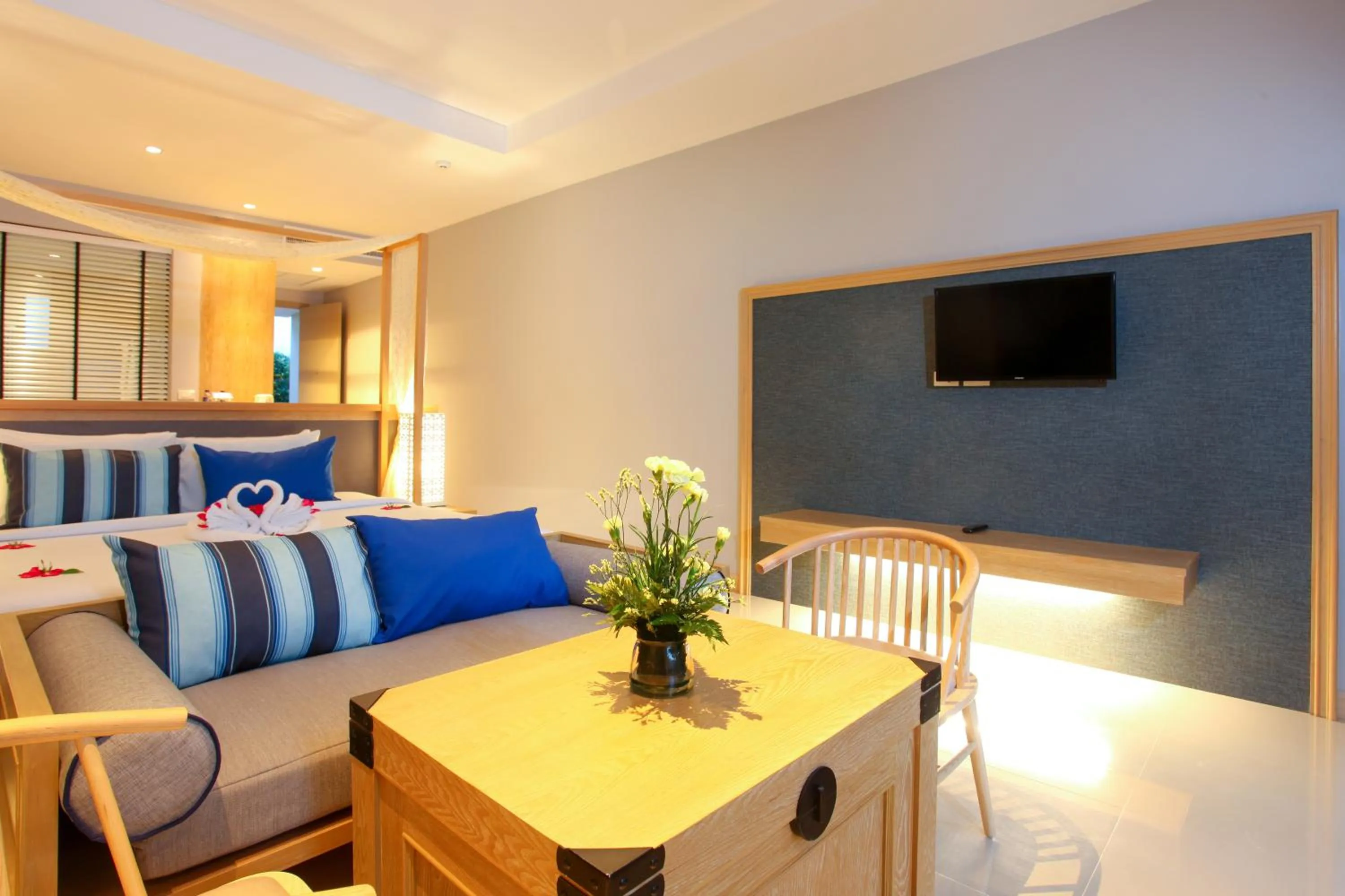 Living room, Bed in CRAFT Resort & Villas, Phuket Town