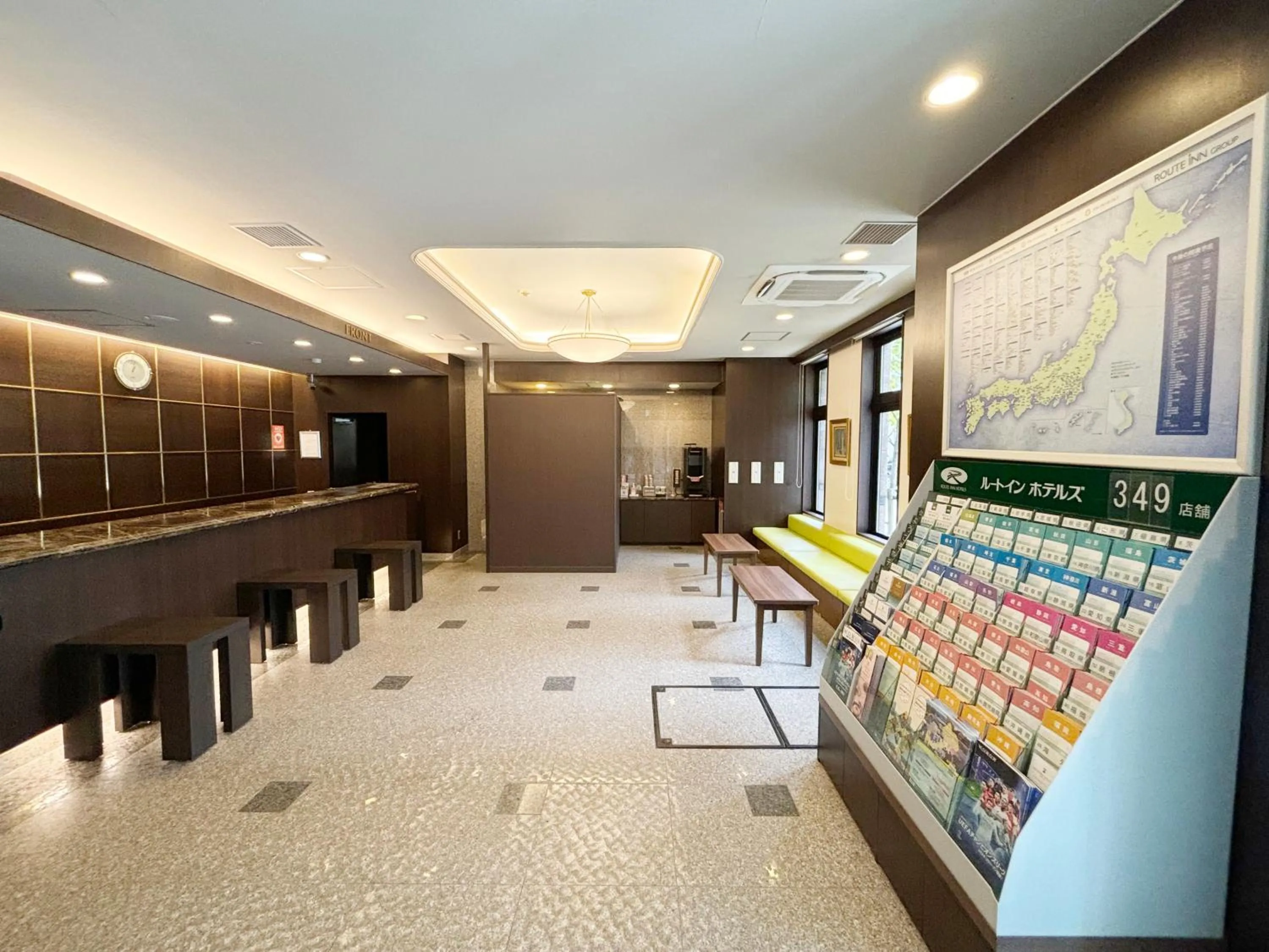 Lobby or reception in Hotel Route-Inn Fukui Ekimae