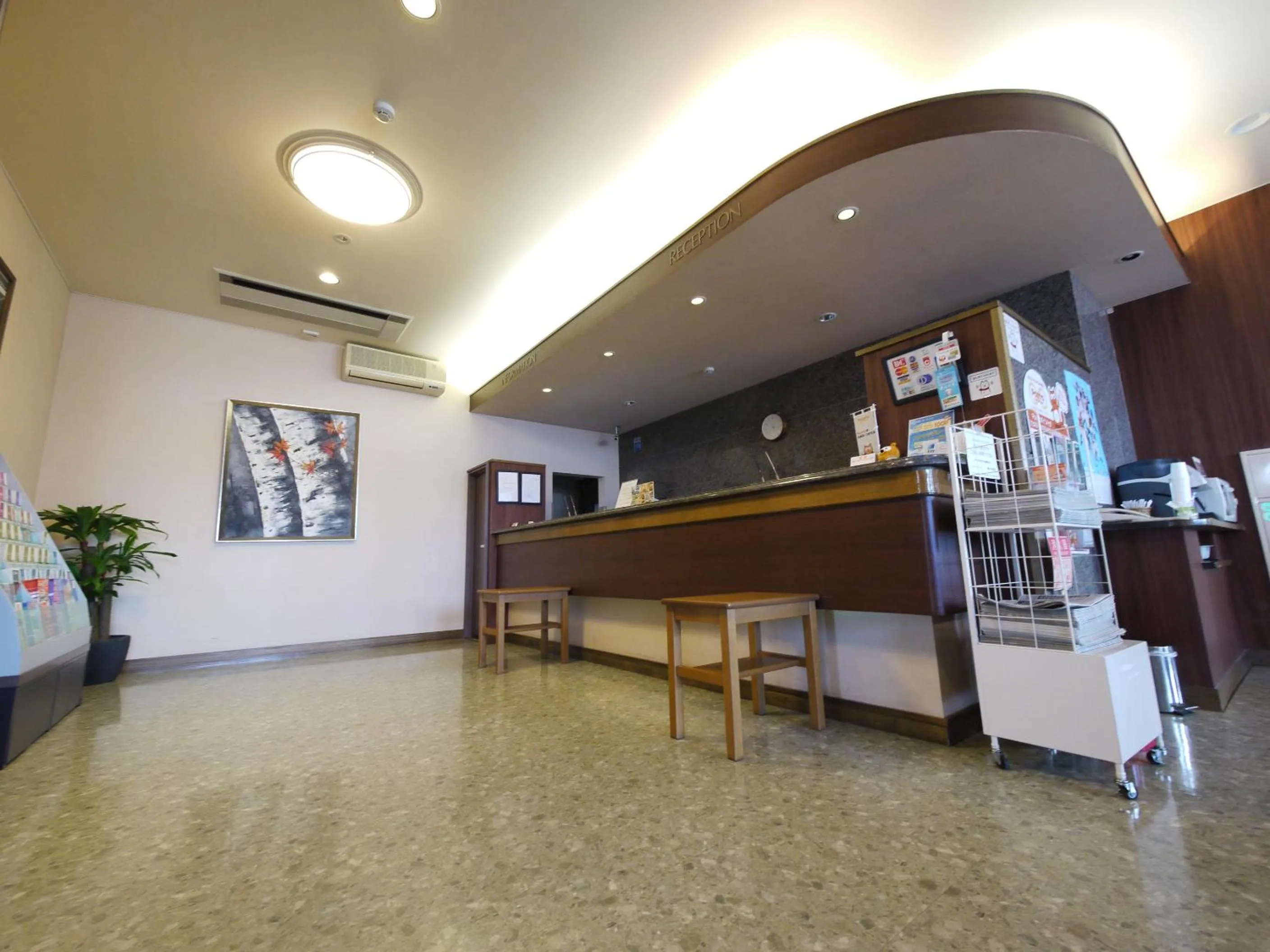 Lobby or reception in Hotel Route-Inn Takasaki Eki Nishiguchi