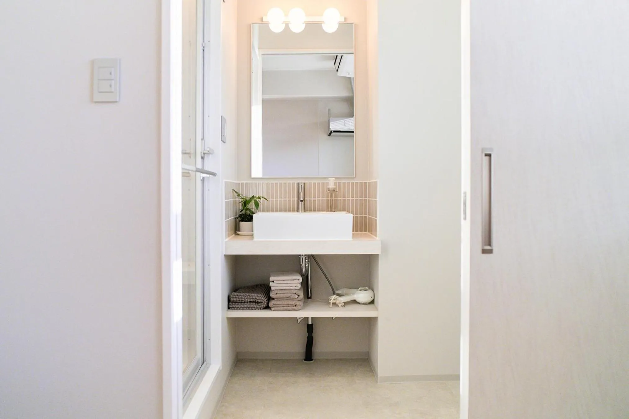 Shower in Hostel Casa Noda