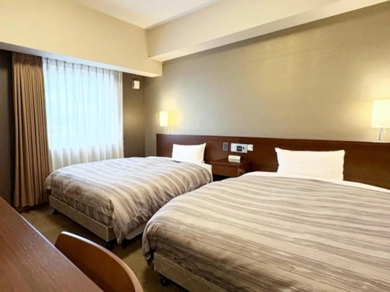 Photo of the whole room, Bed in Hotel Route-Inn Utsunomiya Miyukicho -Kokudou4gou-
